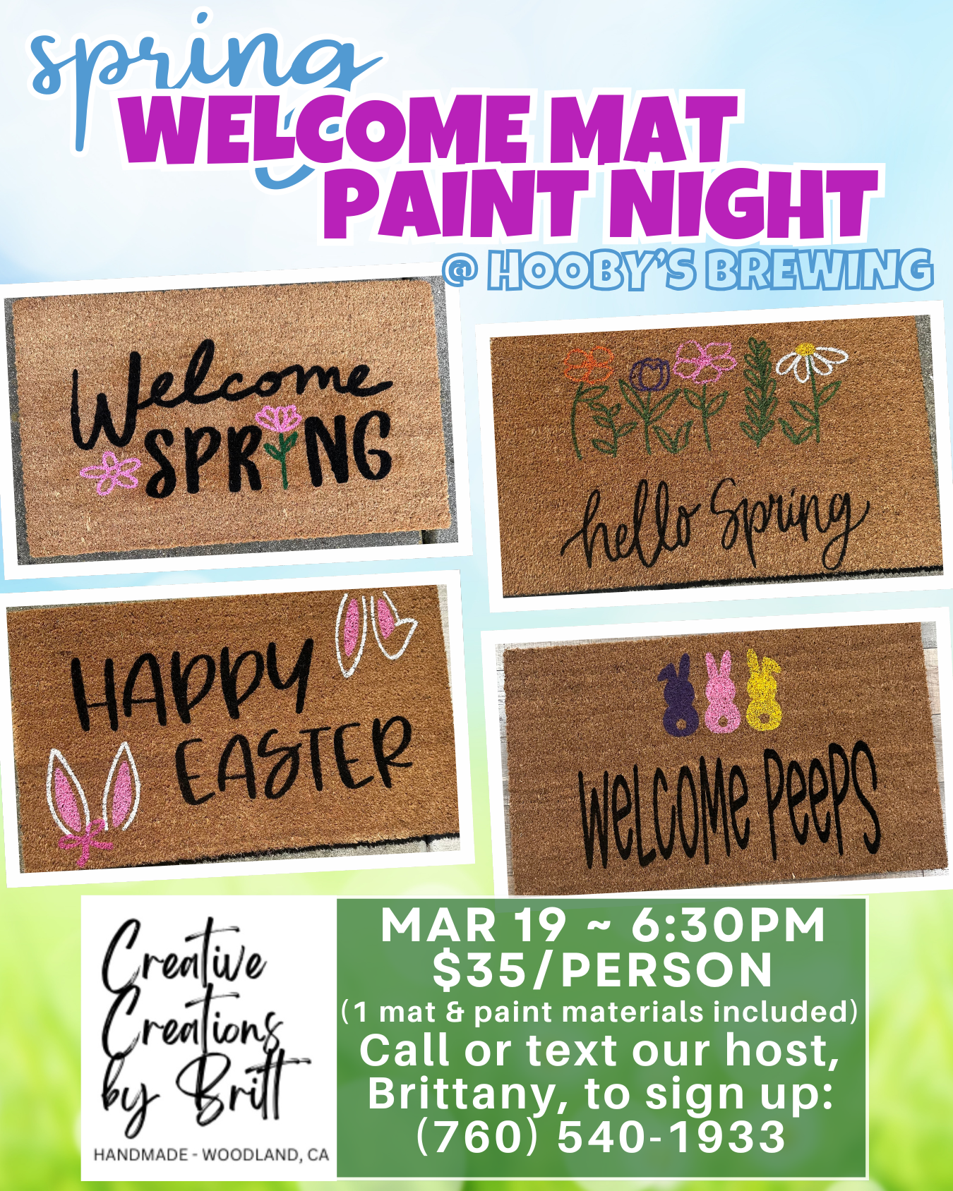 Paint Your Own Welcome Mat