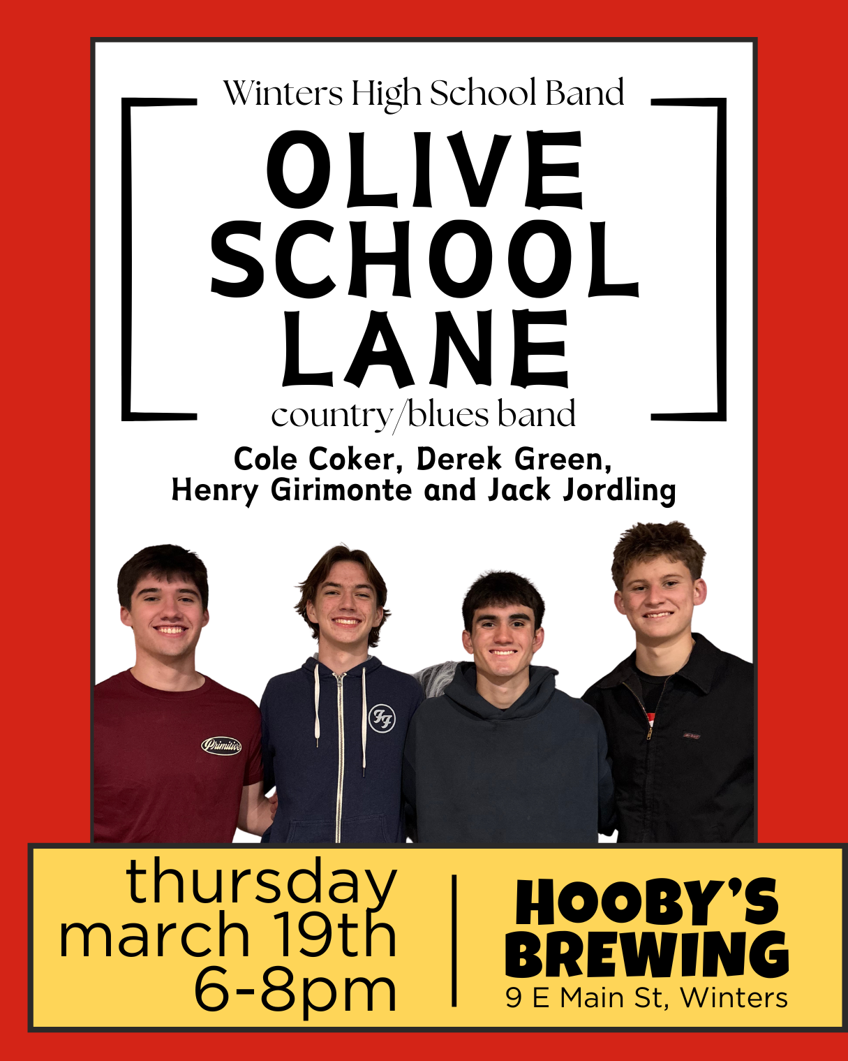 Live Music by Olive School Lane
