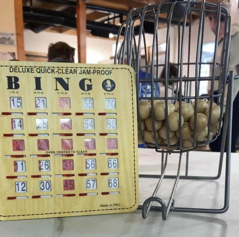 B-I-N-G-O + HAPPY HOUR