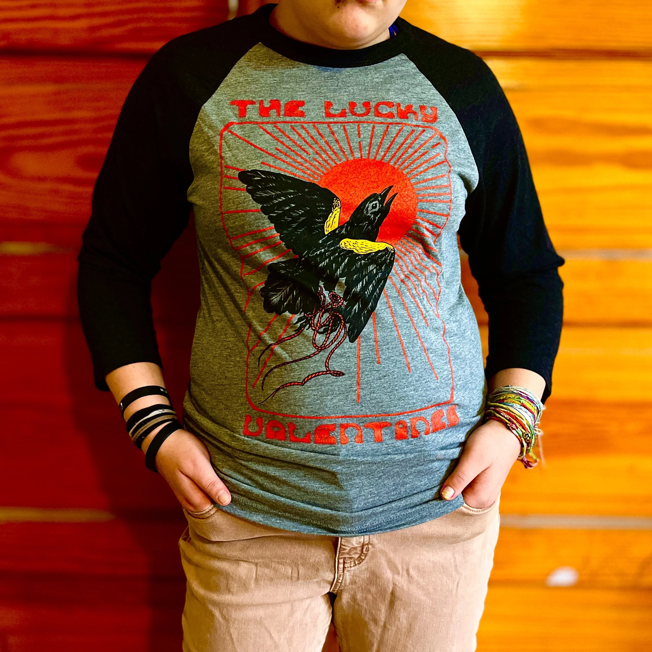 Blackbird on the Wind 3/4 Sleeve (Design by Cory Kirby)