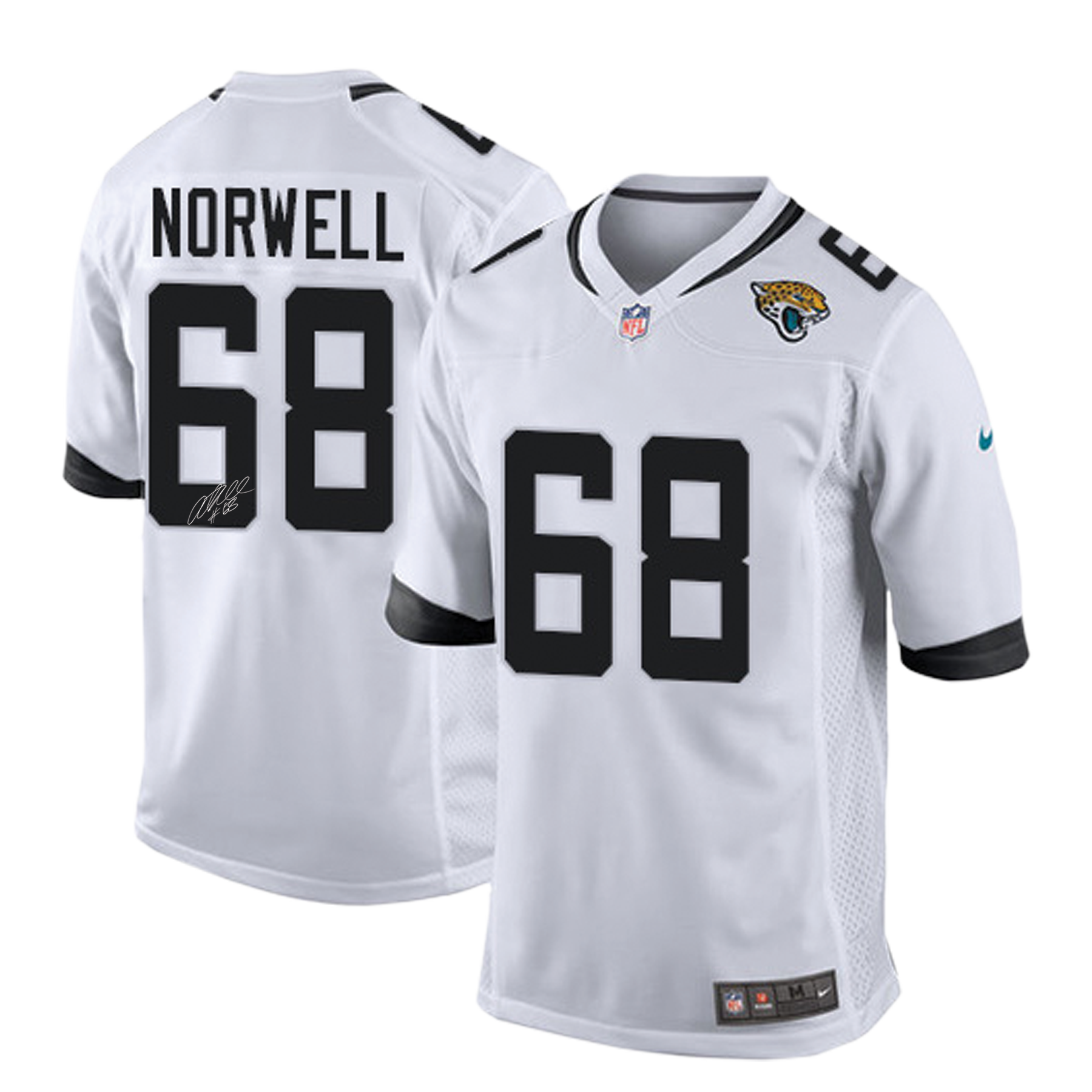 Autographed Andrew Norwell Jersey 