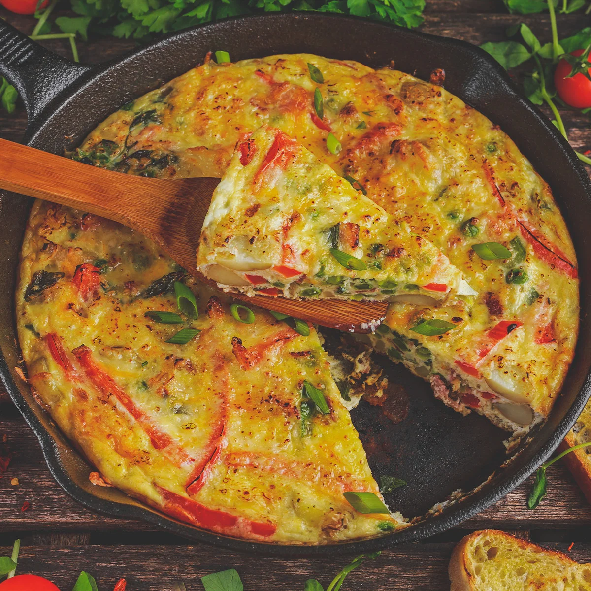 Zucchini, Basil, Mozzarella Frittata — Nutrition DNA Test Eat For
