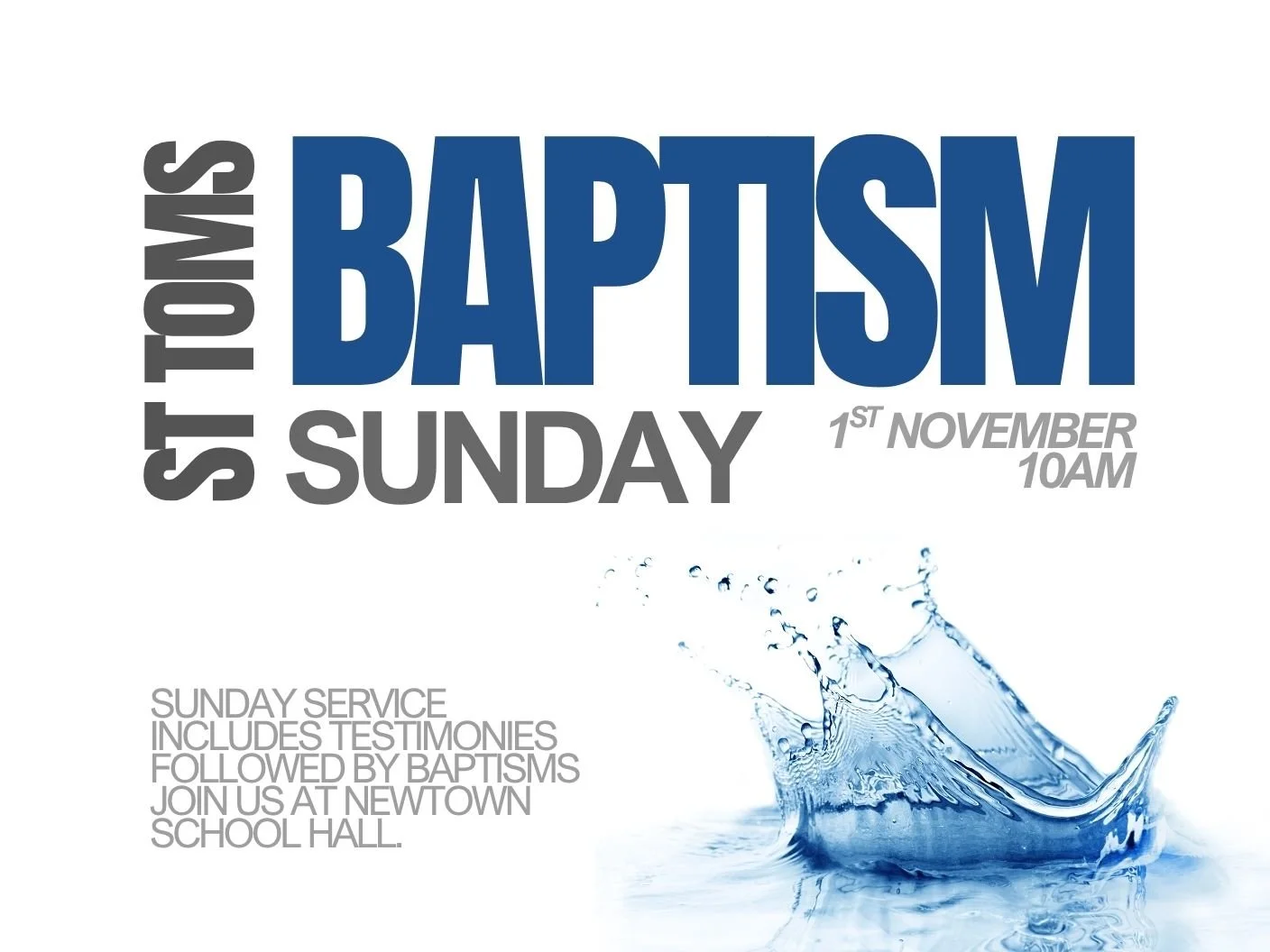 Baptism Sunday