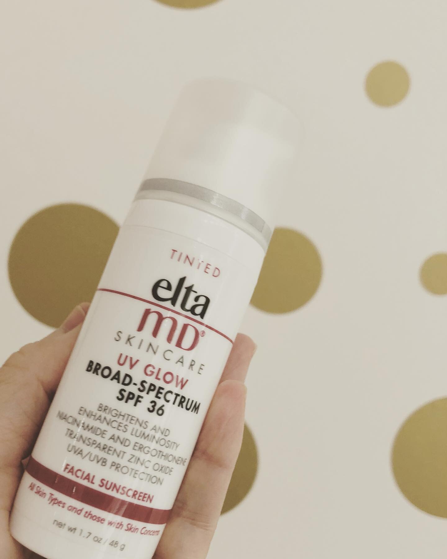 Don&rsquo;t leave home without it!! Glow and be protected with Elta MD!!
We&rsquo;re stocked!