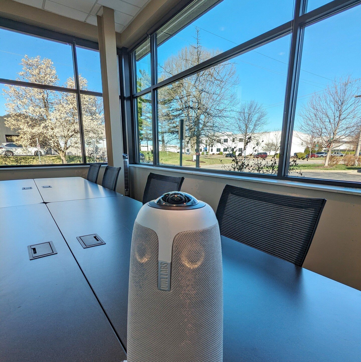 Big news! ✨ Our conference rooms recently got a major upgrade with the addition of video conferencing capabilities. With the Meeting Owl from @owllabs, your colleagues can join meetings seamlessly from anywhere, making collaboration a breeze. 

Ready