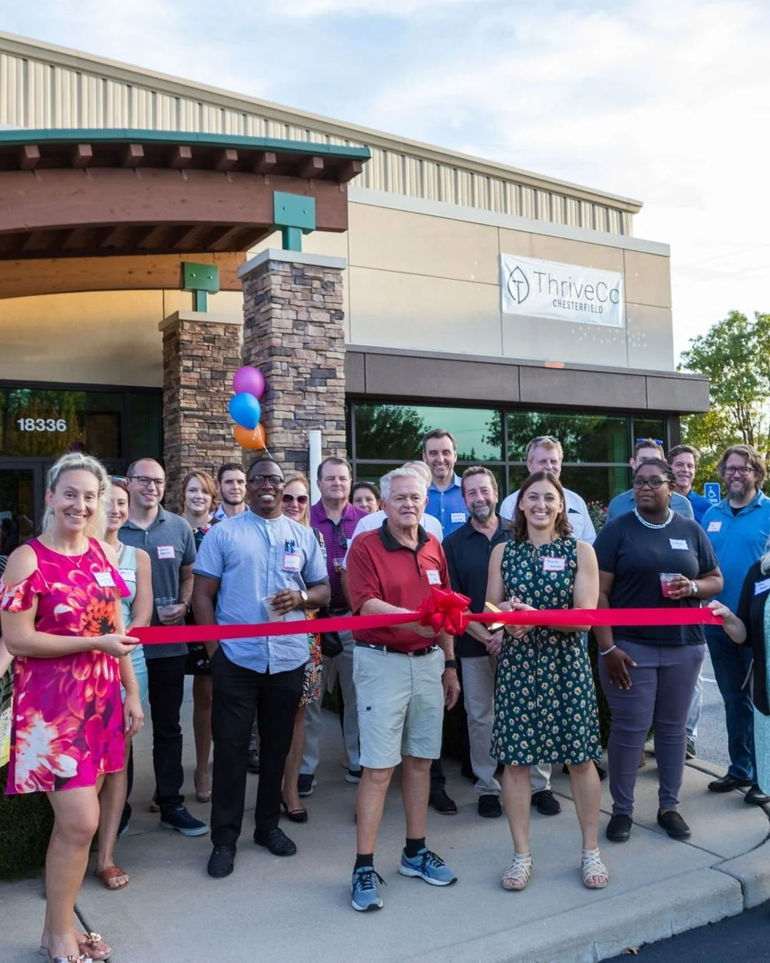 And just like that, ThriveCo Chesterfield turns THREE. This photo from our Grand Opening Celebration is giving us all the feels. 💕 

✨ To our amazing members, supporters, partners, the St. Louis community, and everyone else who has walked through th
