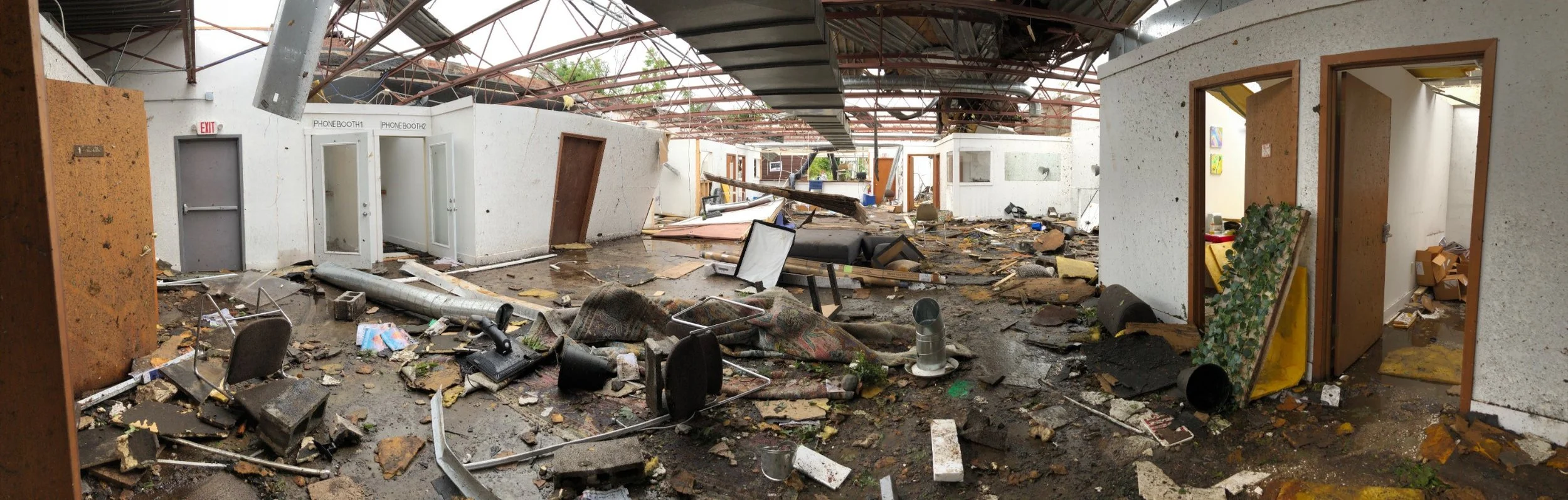 Panorama from the back of Campus Coworking Space. Photo by Missy Creed McFerron.
