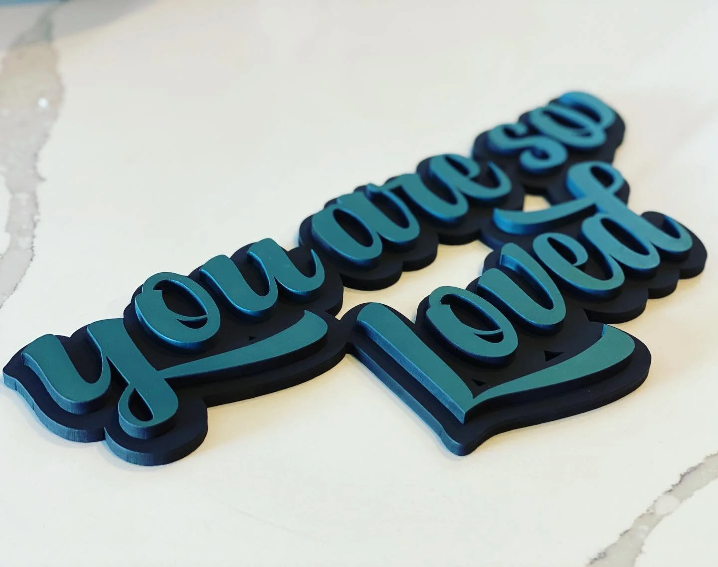 In case you needed a reminder today. 
You are so loved. 
Loved by the One who matters most. 

#woodworking #woodsigns #vintagestyle #faith #lasercut #glowforge #typography