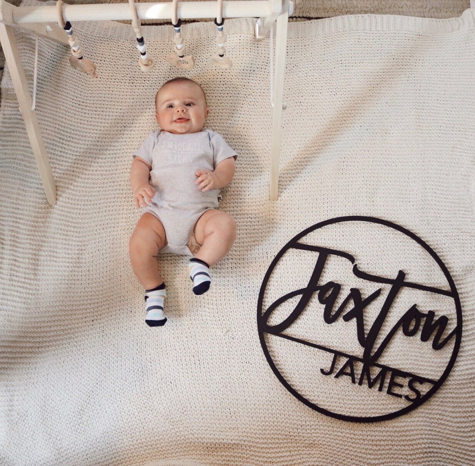 Custom Baby Name Sign