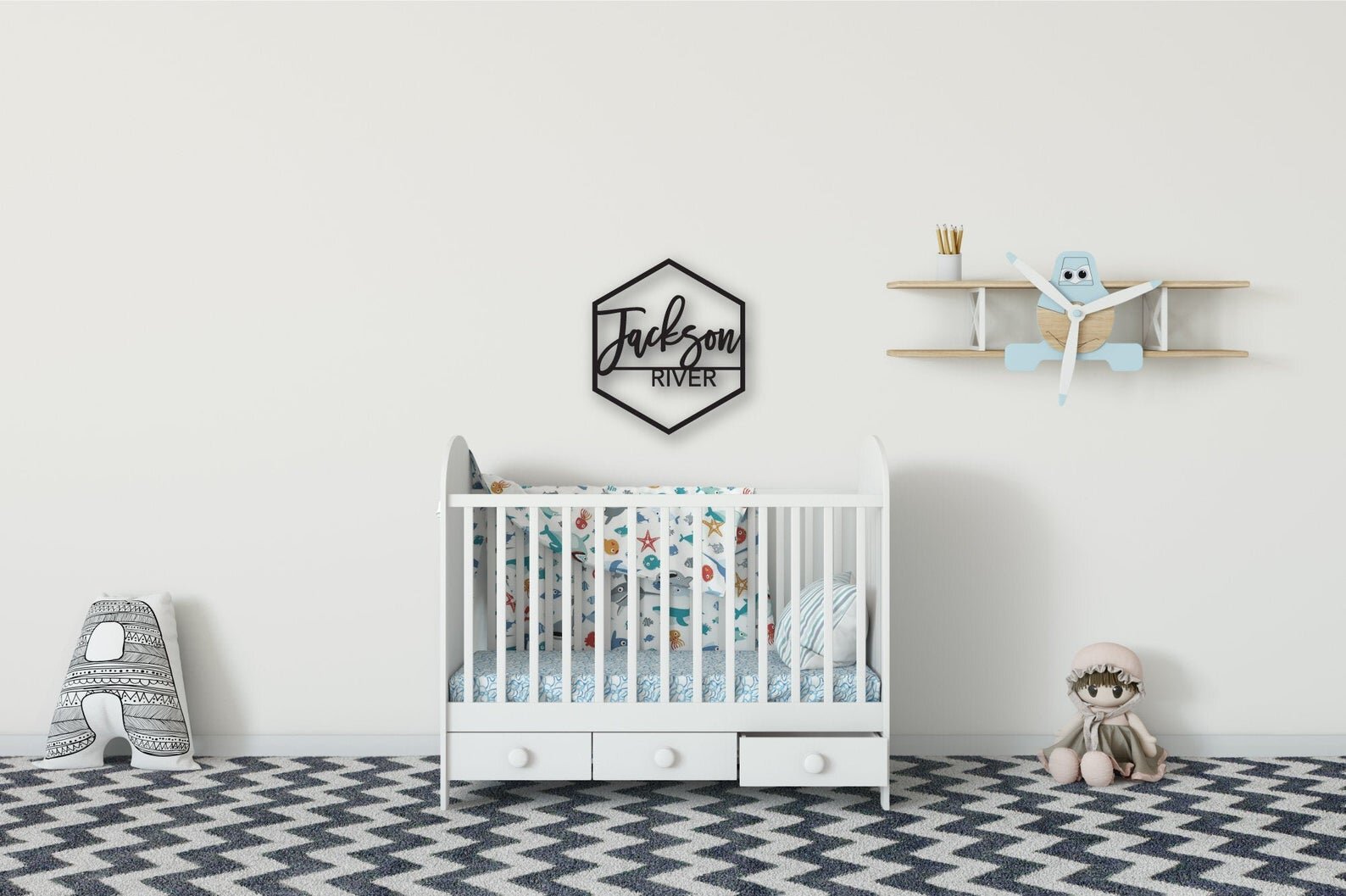 Custom Baby Name Sign