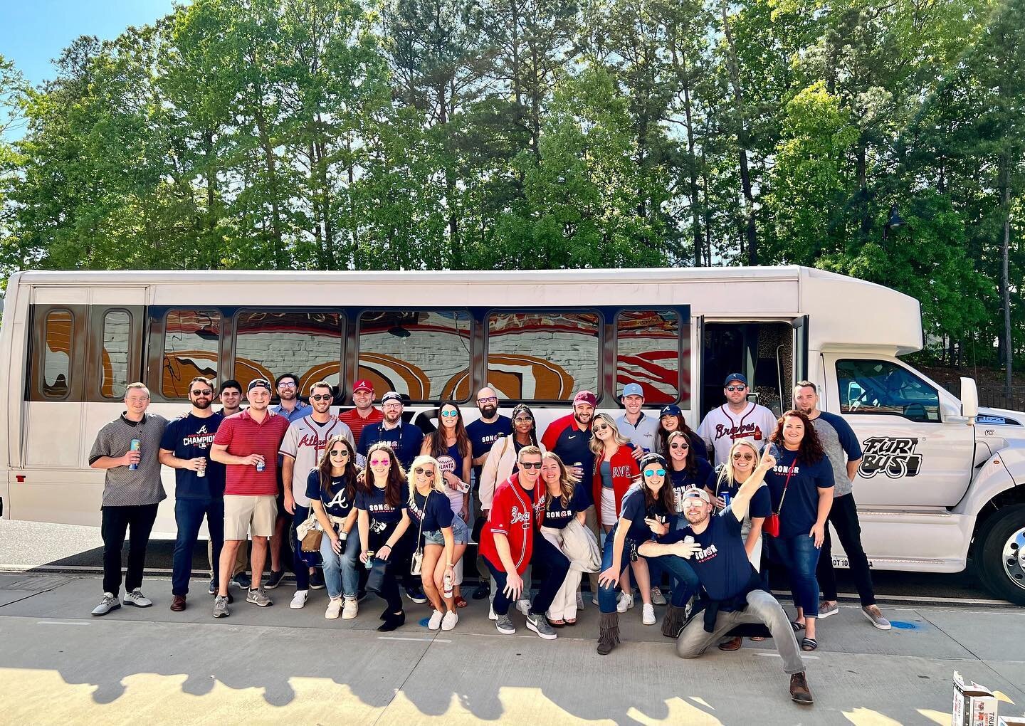 Who&rsquo;s excited that it&rsquo;s officially @braves season? I know we are 🤩 Let us take you down to @truistpark to watch the @braves 🎉 #bravesbaseball #bravesseason #baseball #ridefurbus #furbusatlanta