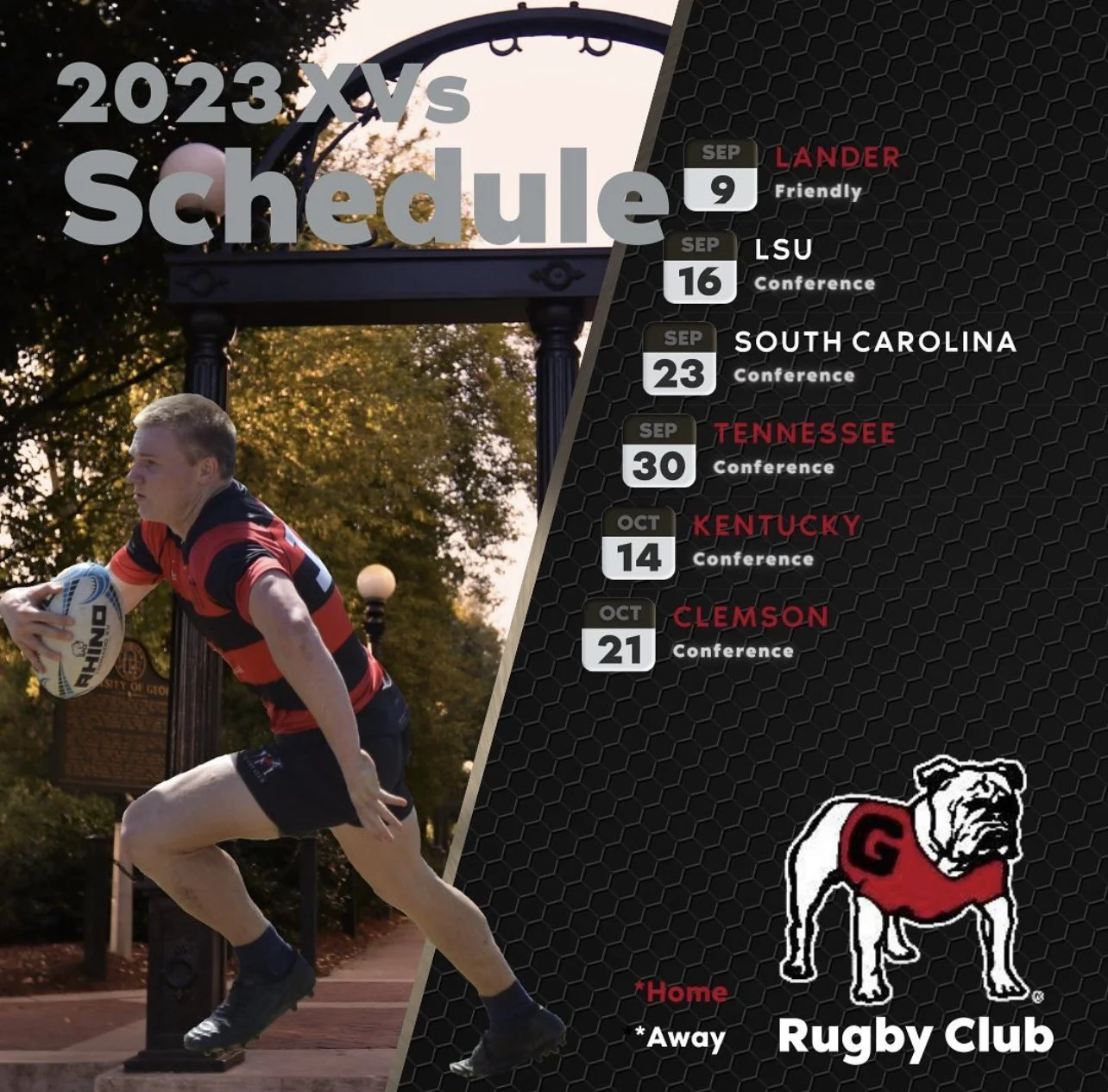 University of Georgia Men's Rugby vs Clemson