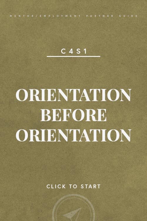 C3S1: Orientation Before Orientation