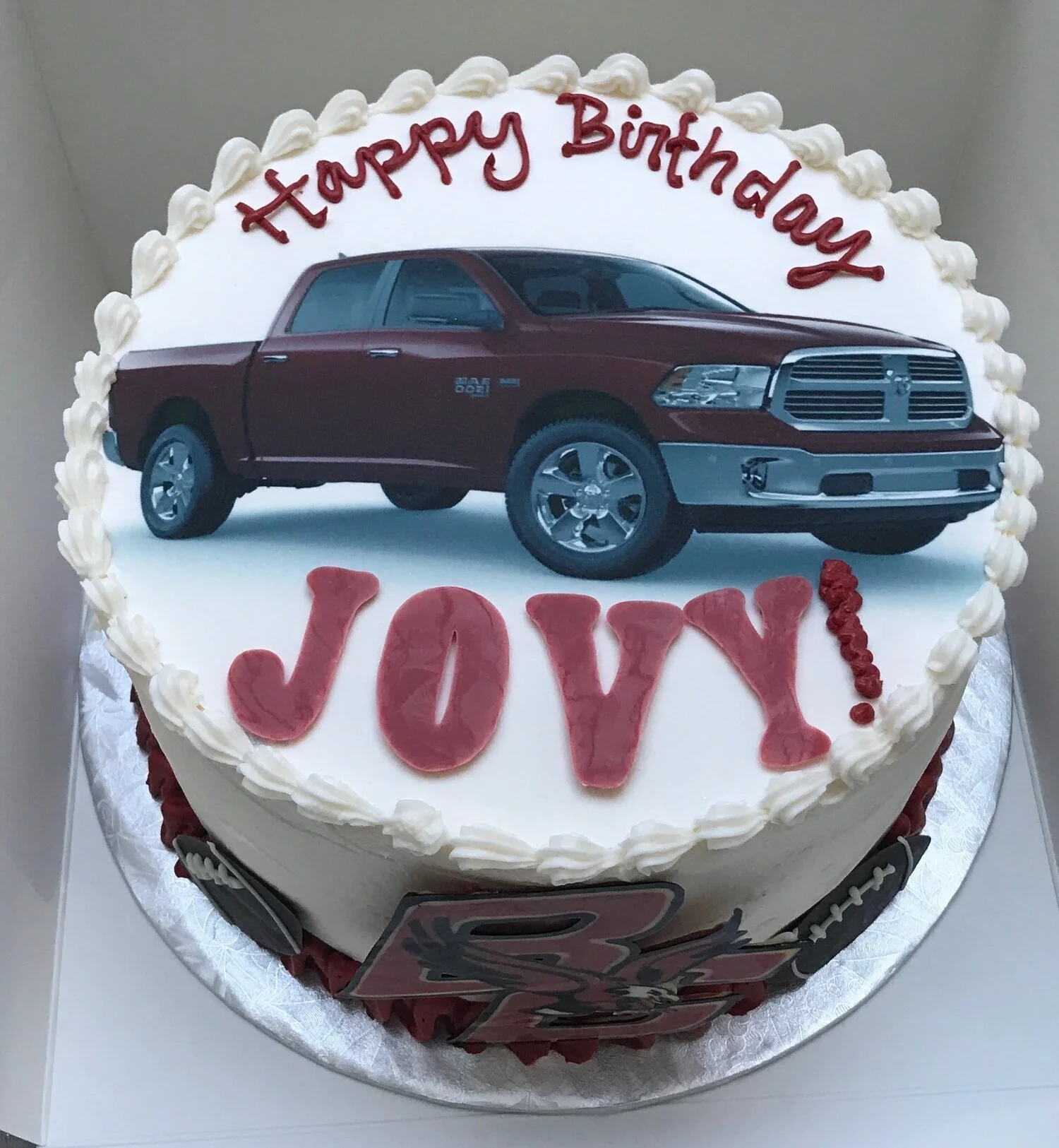 BebeBakes - Birthday Cake with Car