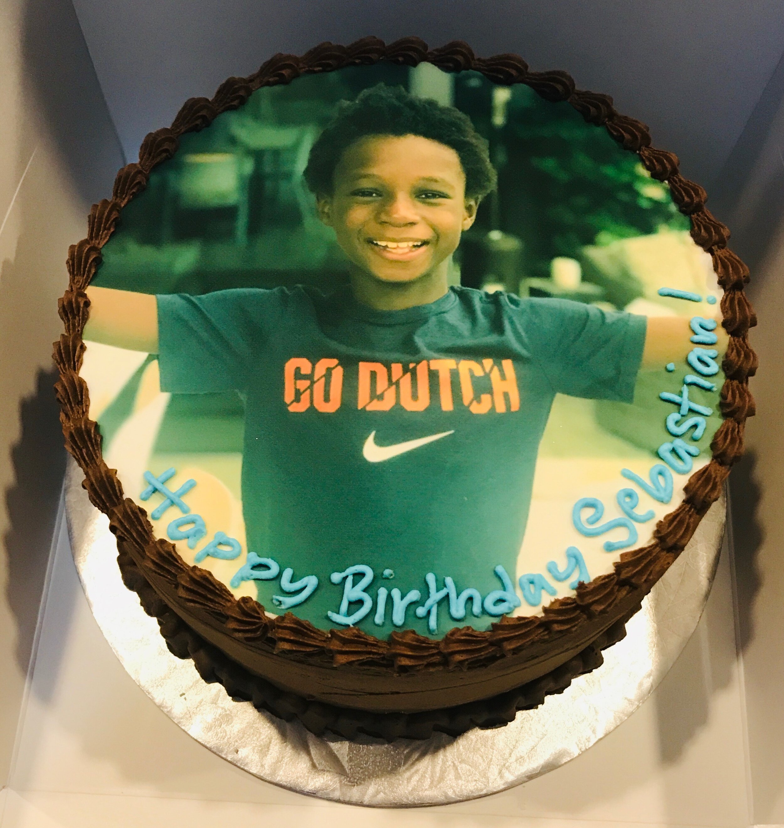 Birthday Boy Photo Cake