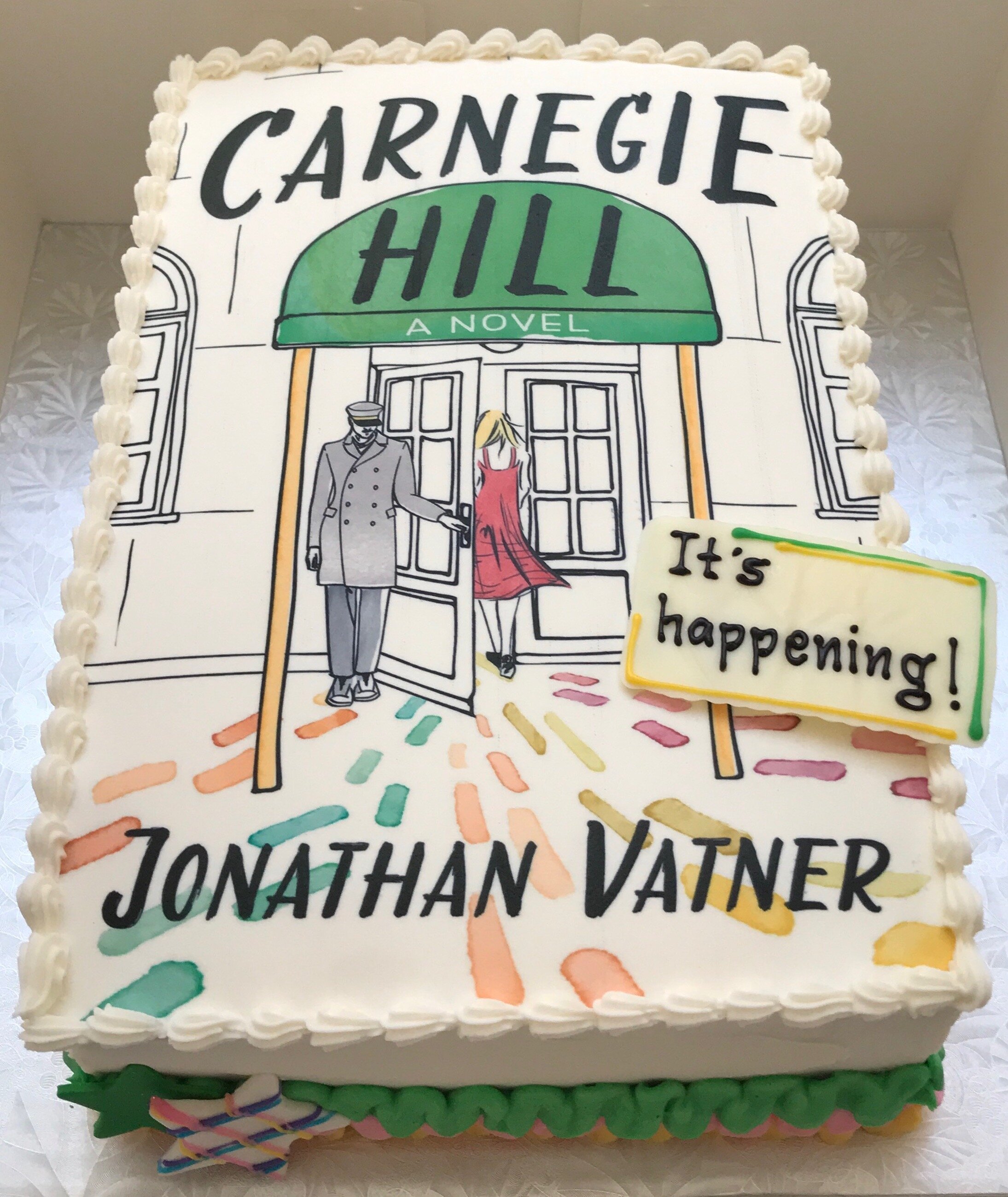 Book Launch Photo Cake