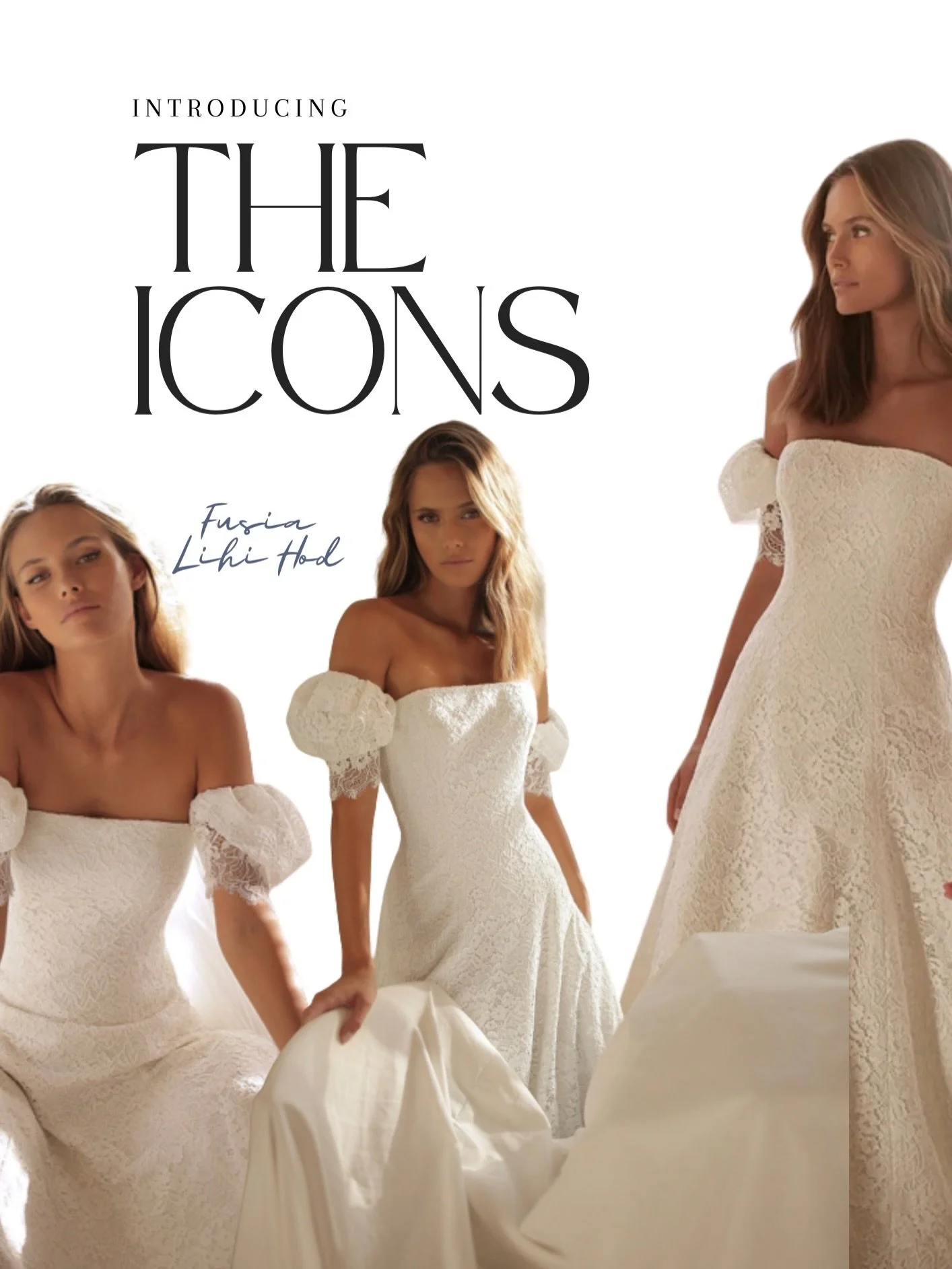 T H E  I C O N S ~ Meet "Fusia" by @lihihod: a gown that feels like a modern love letter.

A minimal allover lace ballgown, Fusia redefines classic with a modern sensibility. The silhouette is effortless yet striking, balancing softness and