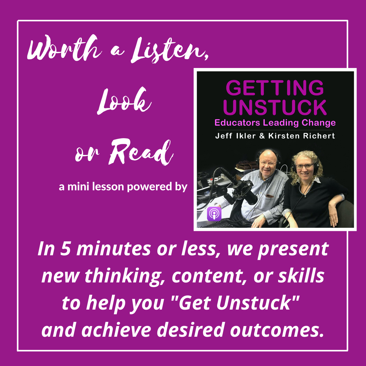 Worth a Listen, Look or Read #19 — Give Your Imposter Syndrome a Time Out