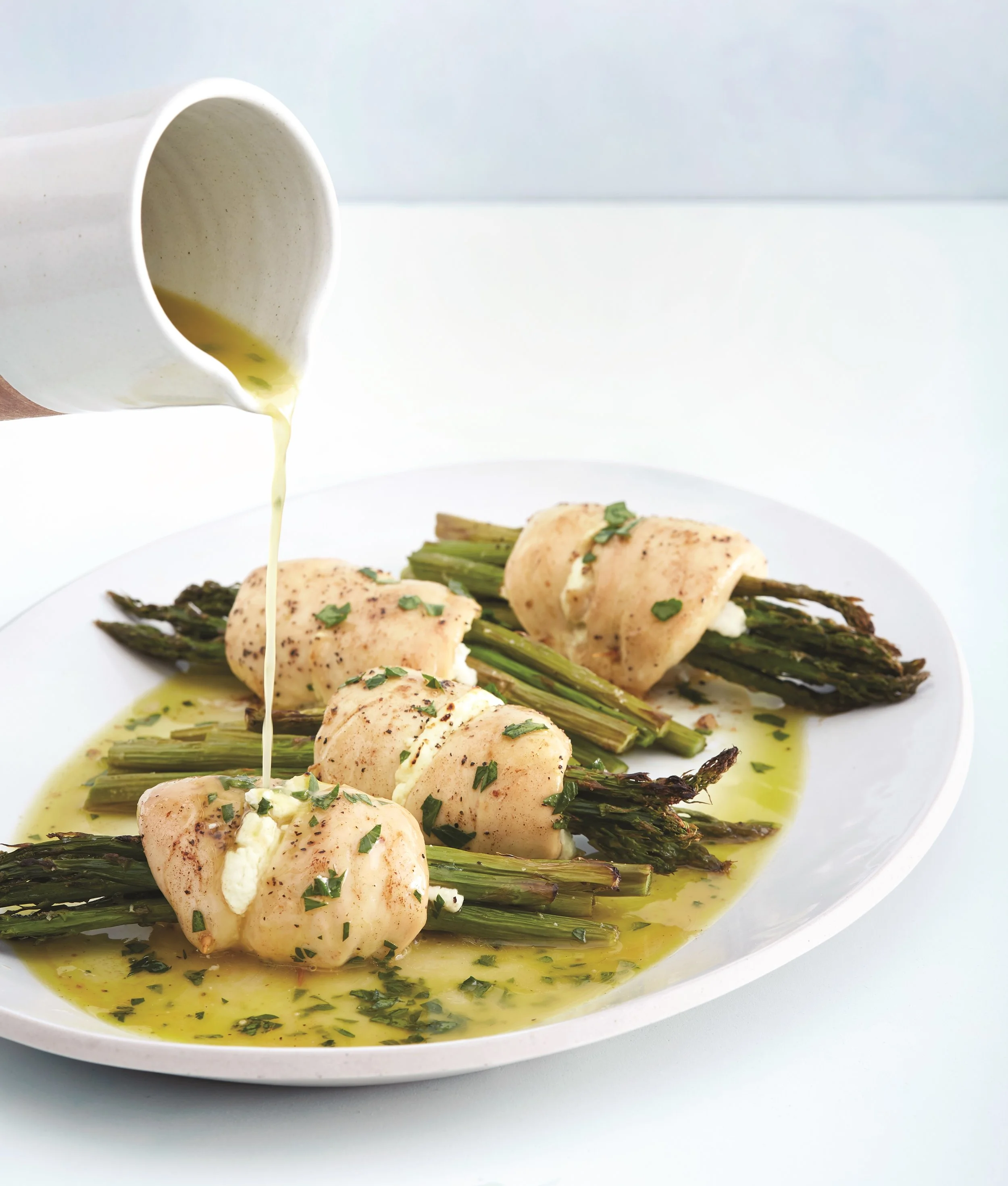 Chicken Roulades with Goat Cheese and Asparagus — Mark Bittman