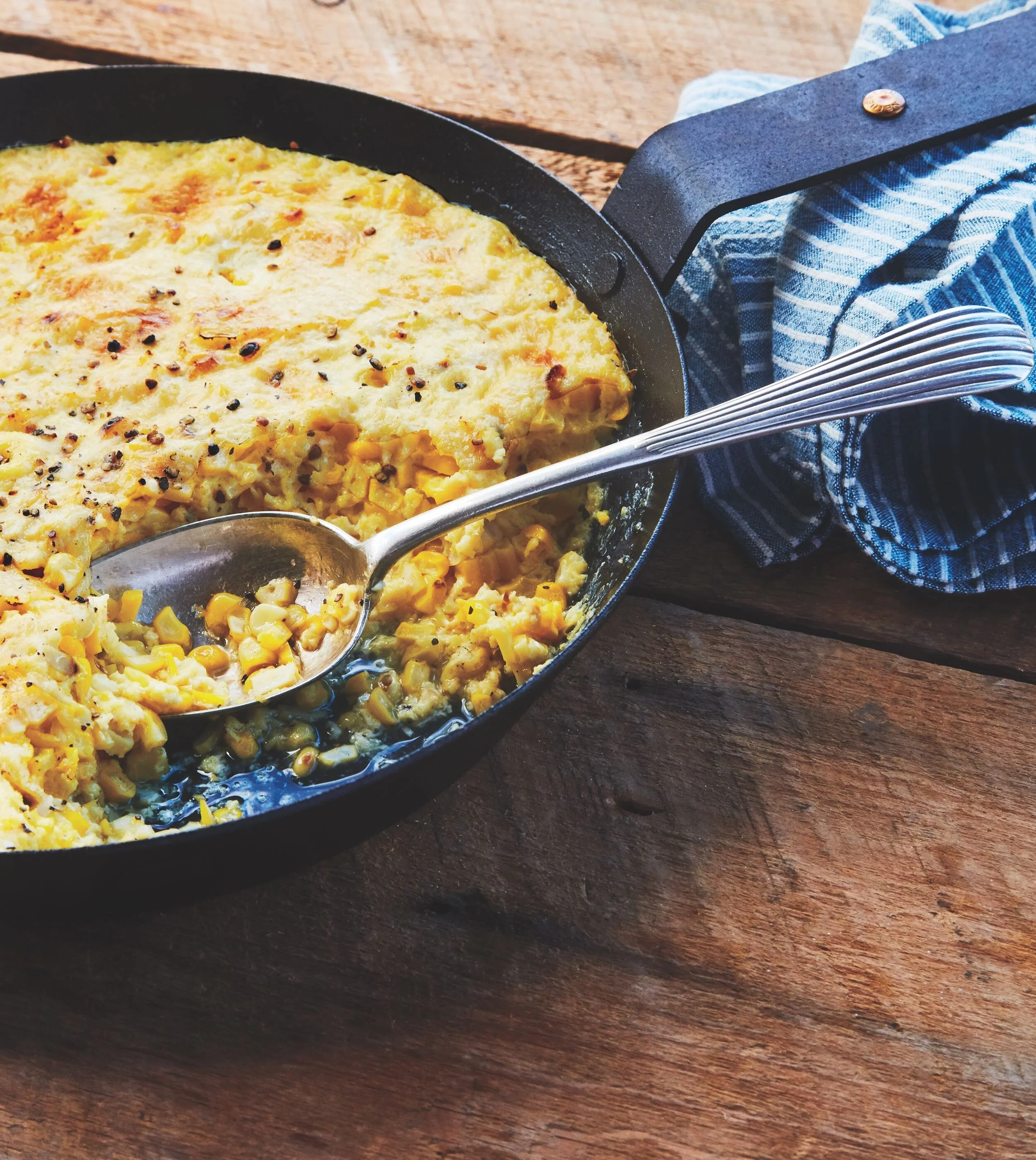 Grilled Corn Pudding