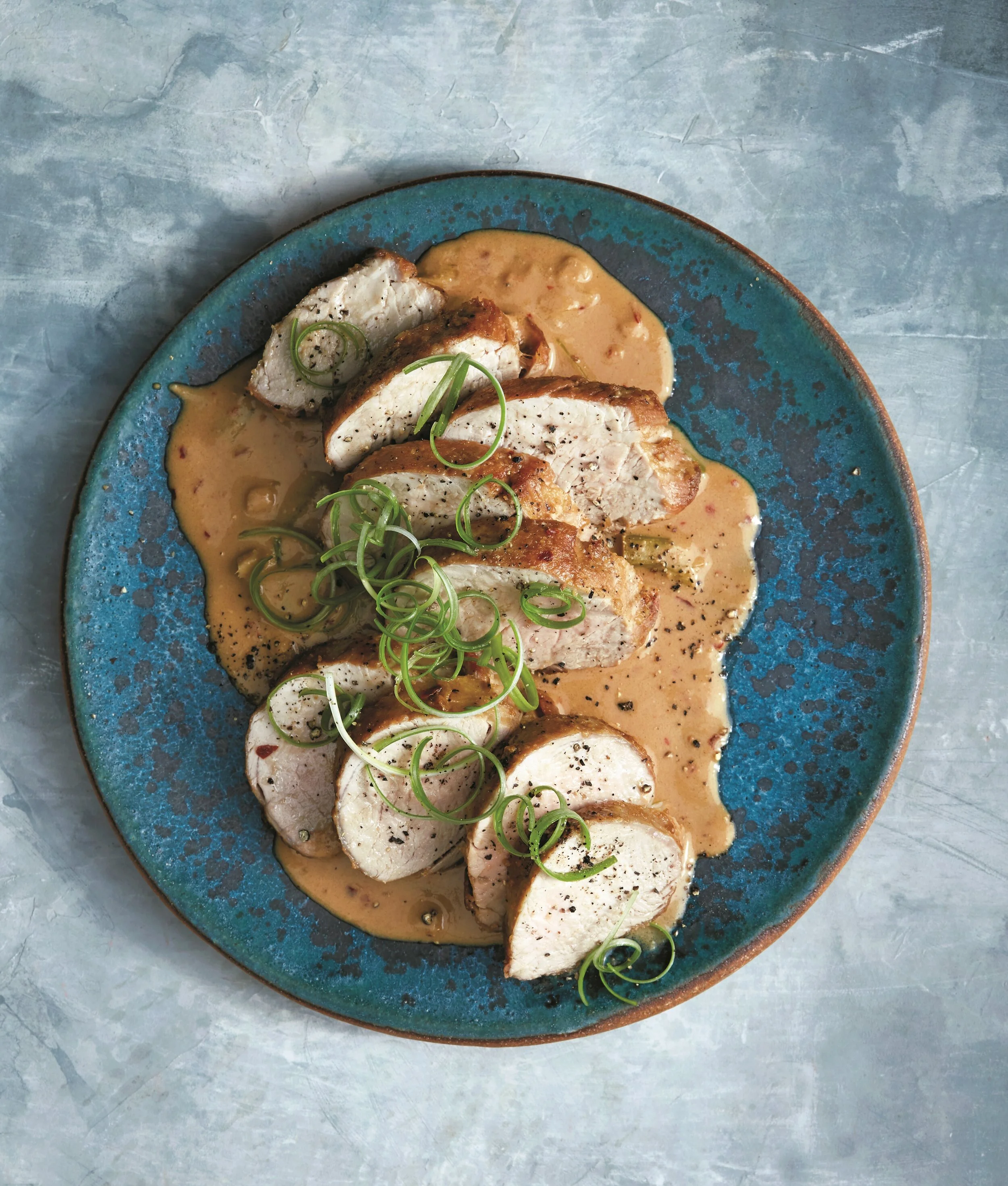 Pork Tenderloin Simmered in Peanut Sauce