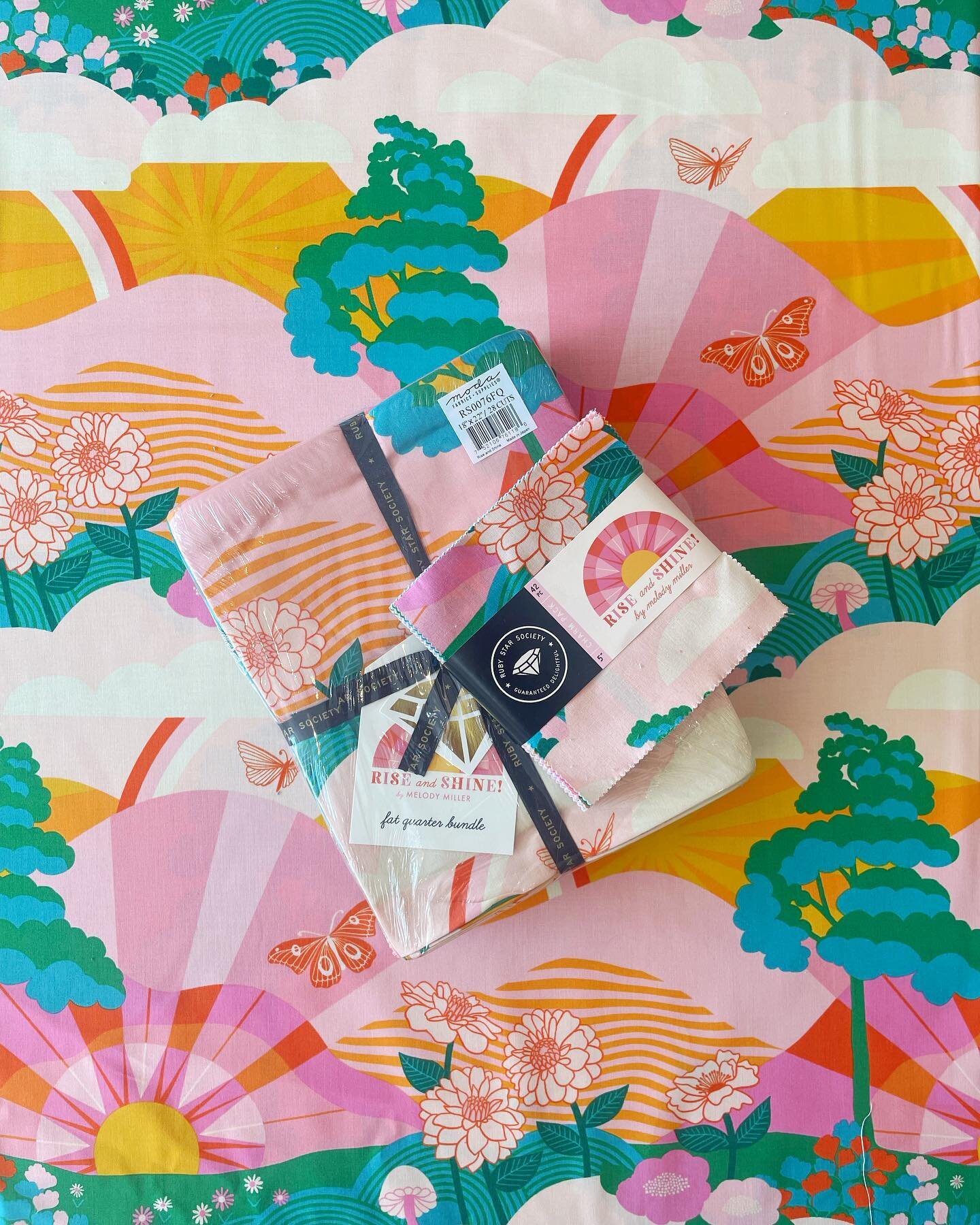 💐🌤️Come shop the Rise and Shine collection from @rubystarsociety by @missmelodymiller 🌟🪡This is the perfect collection that will brighten up your mood even on these gloomy rainy spring days!

🌿🌙These would perfect for quilts, bags, and more! Co