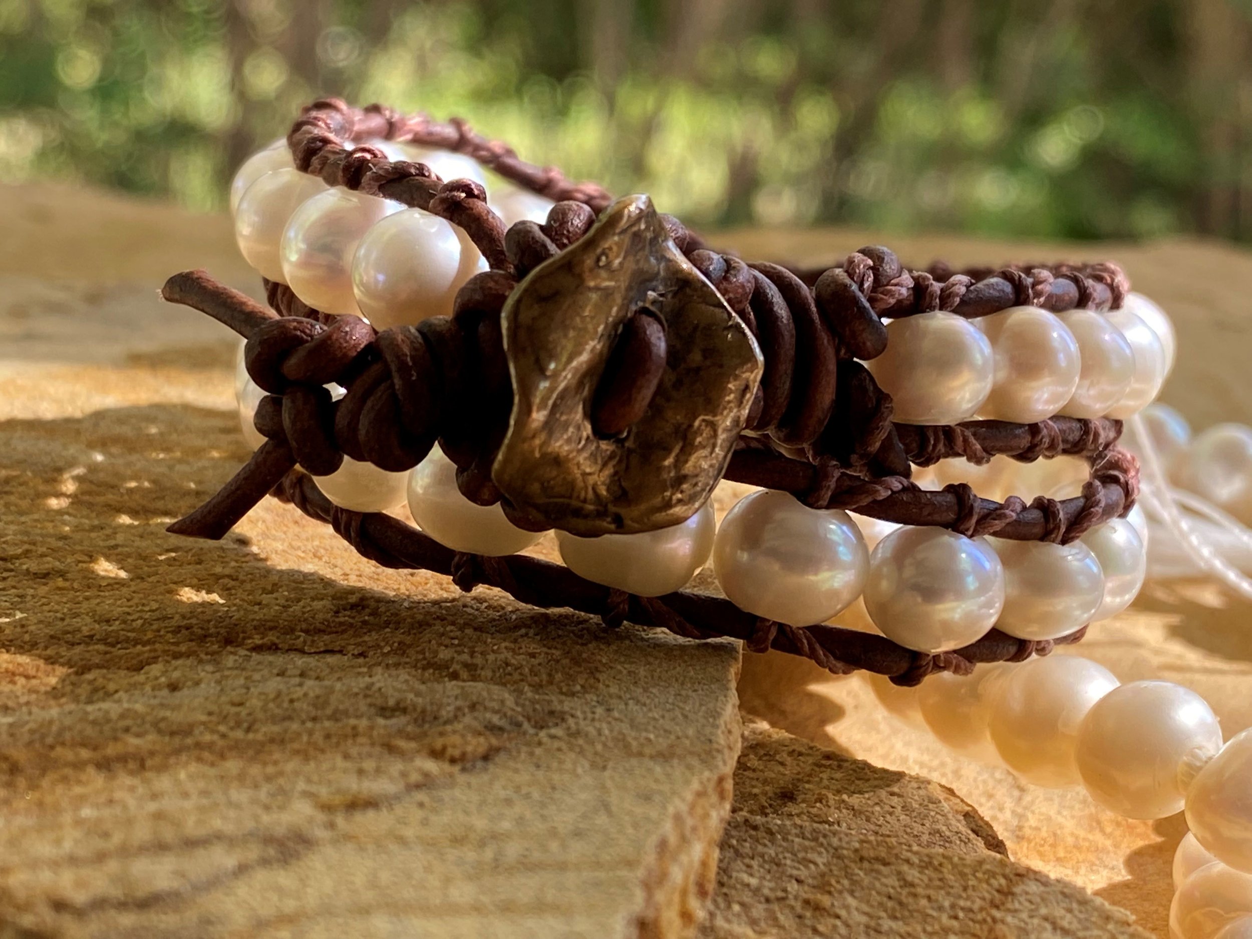 White Pearl Double Wrap Bracelet 2.jpg