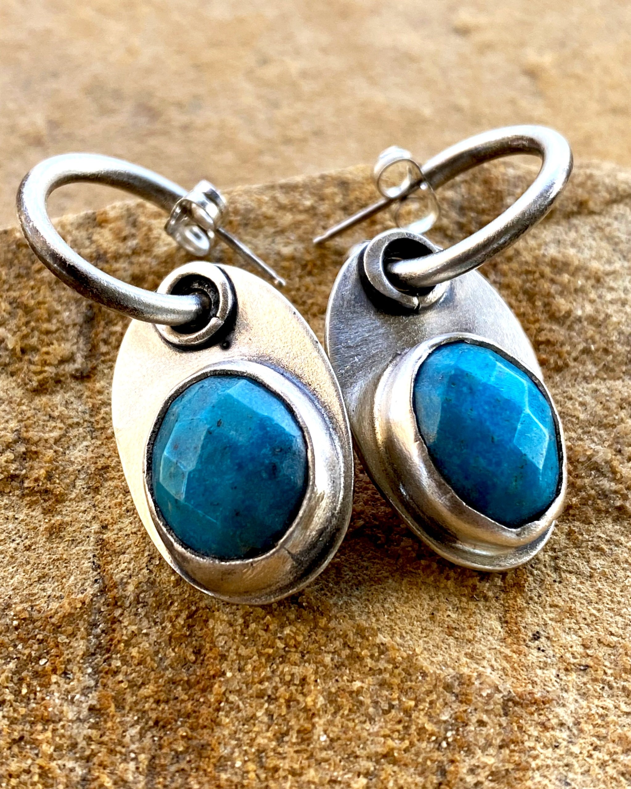 Turquoise+and+Sterling+Silver+Hoop+Earrings+2.jpg