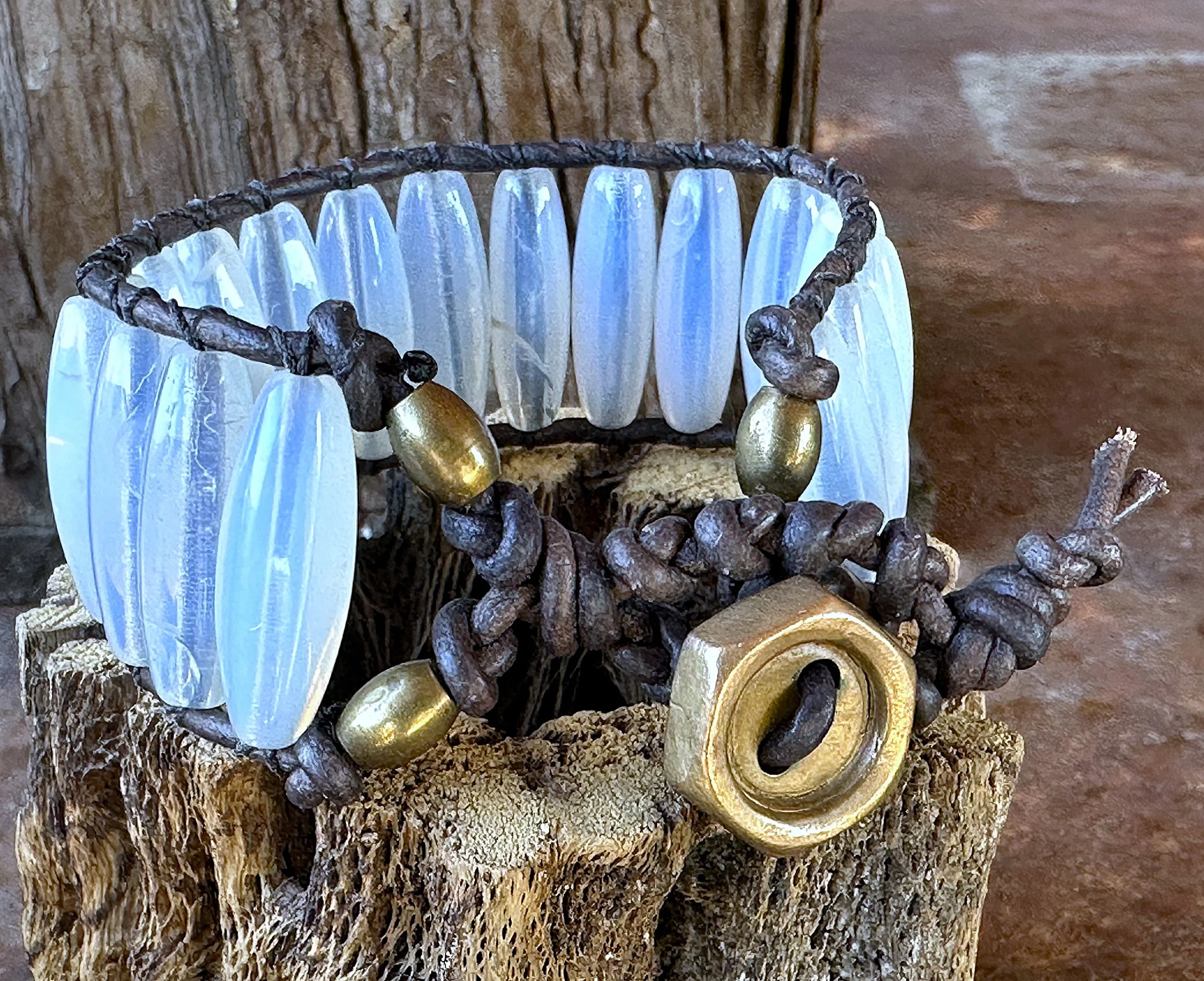 Ethiopian Trade Beads Single Wrap Bracelet 3 - 2026.jpg