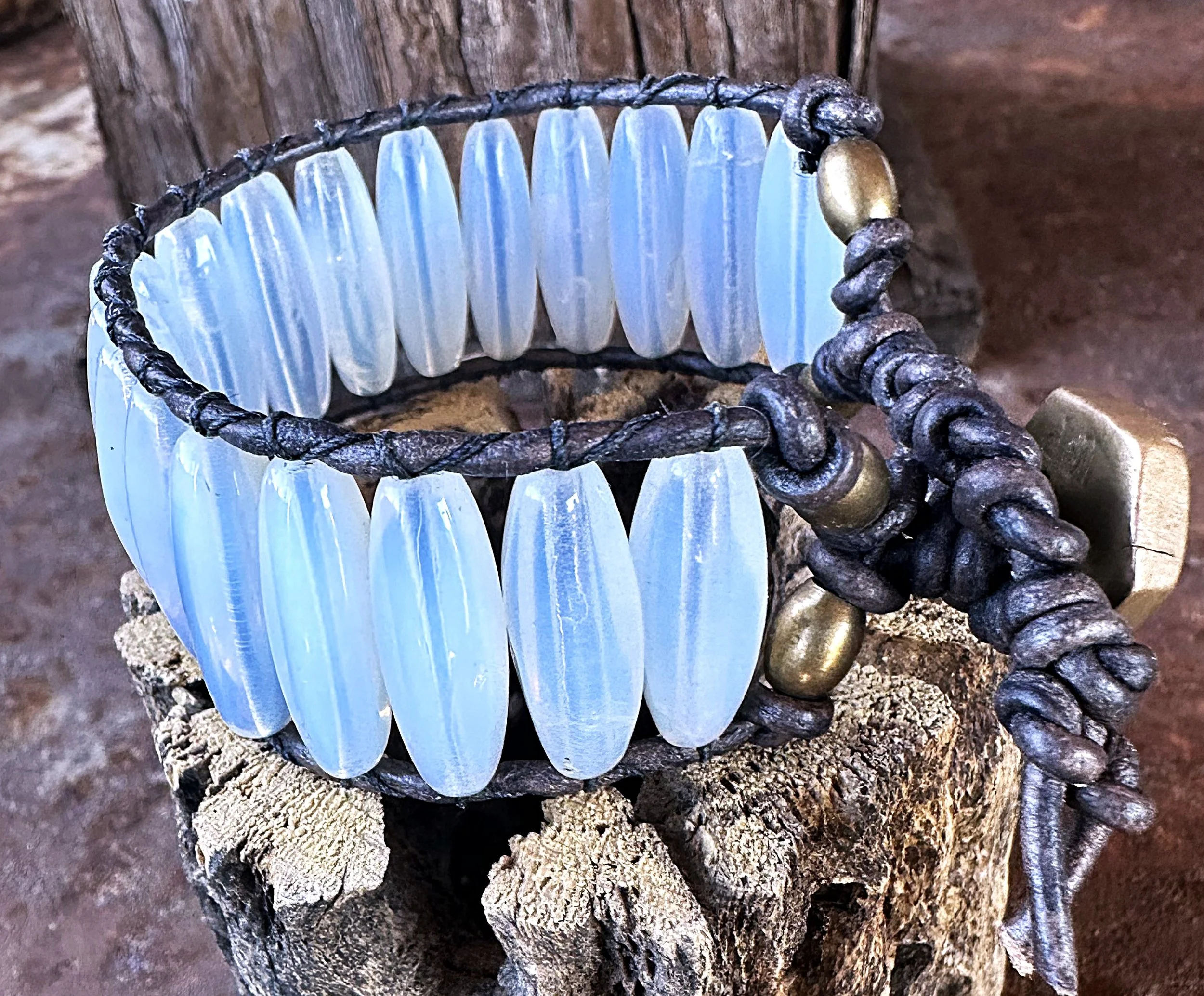 Ethiopian Trade Beads Single Wrap Bracelet 1 - 2026.jpg