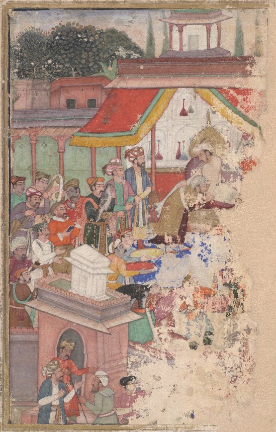 Jahangir_investing_a_courtier_with_a_robe_of_honour_watched_by_Sir_Thomas_Roe,_English_ambassador_to_the_court_of_Jahangir_at_Agra_from_1615-18,_and_others.jpg