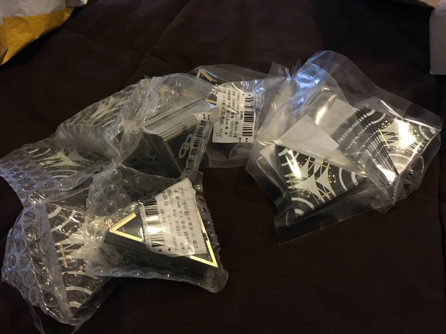 Finally the second batch of boards arrived! It took a lot of searching but I went with Seeed Studio. They're based in China but their prices were really good. I read some concerns about the quality of the boards but I figured my circuits were so sim…