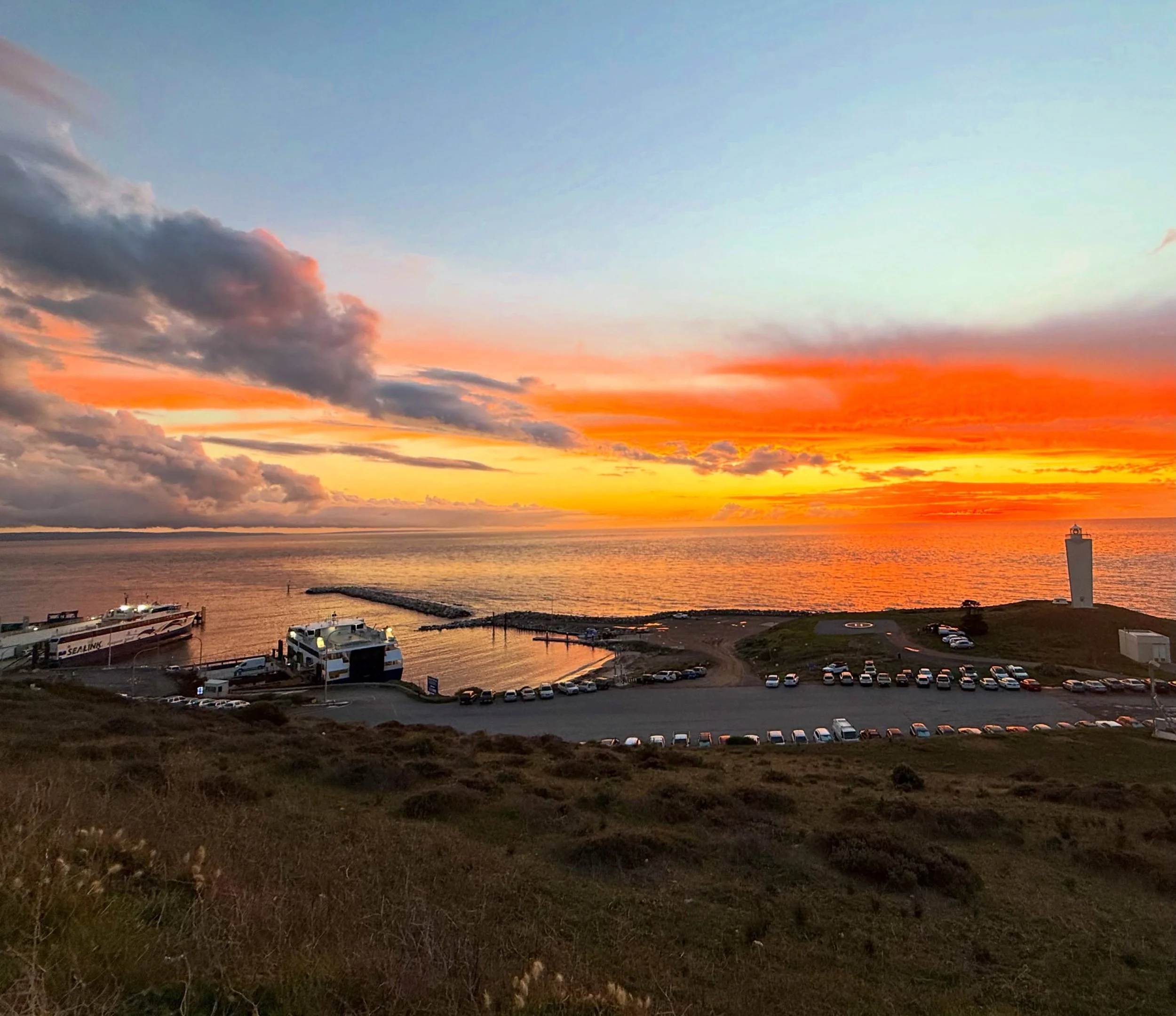 Cape Jervis showing off again 🧡