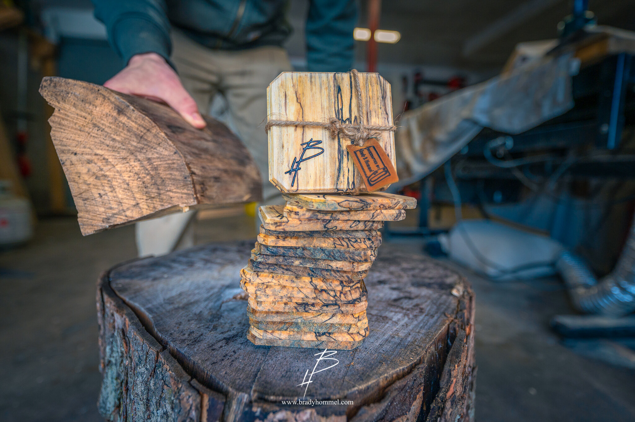 Spalted Maple Coasters