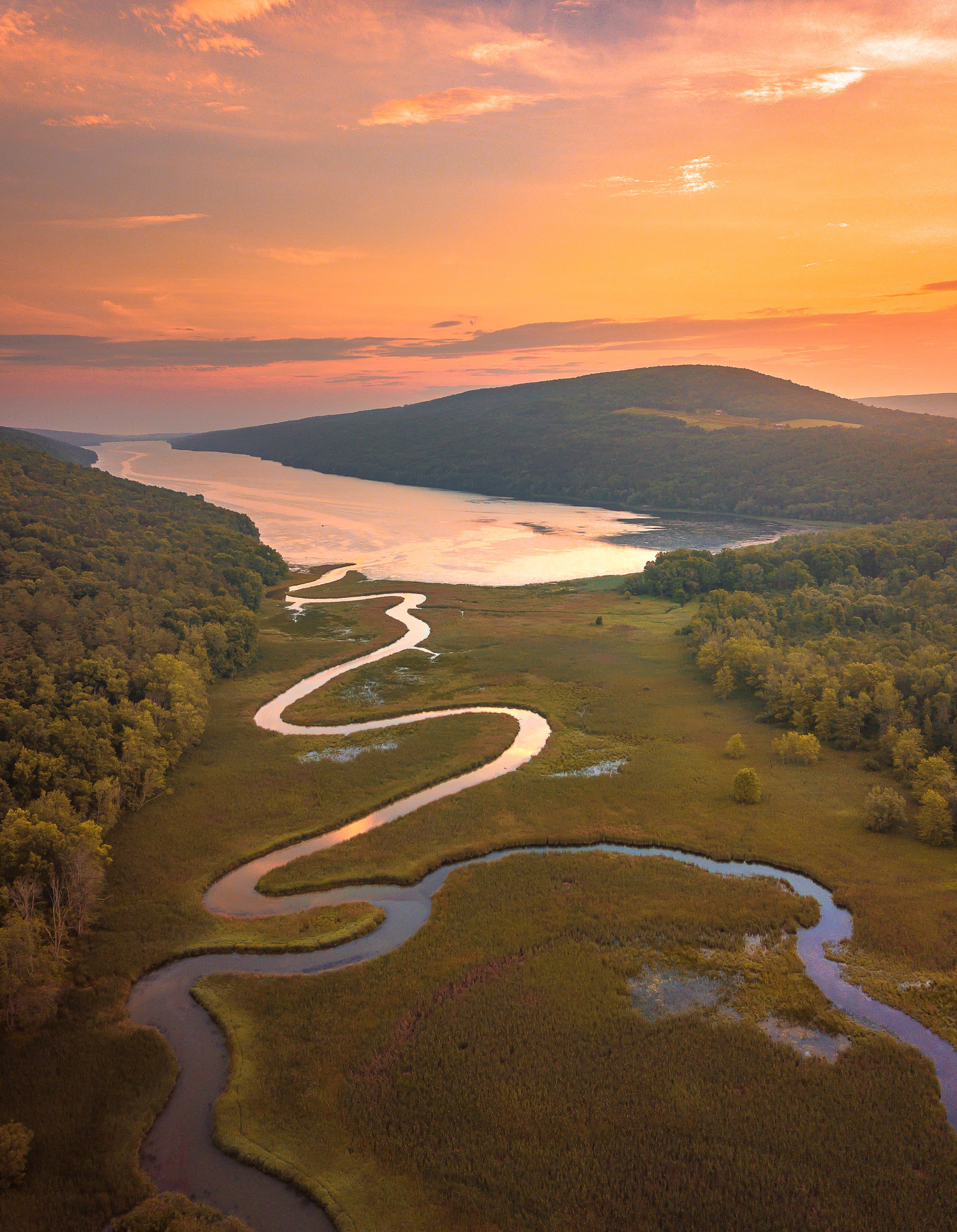 Morning Light - Hemlock Lake NY
