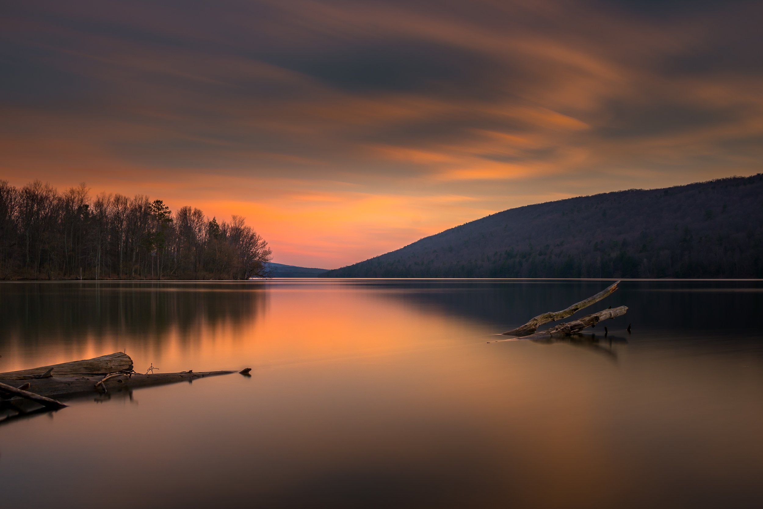 Dusk Colors - Canadice Lake NY