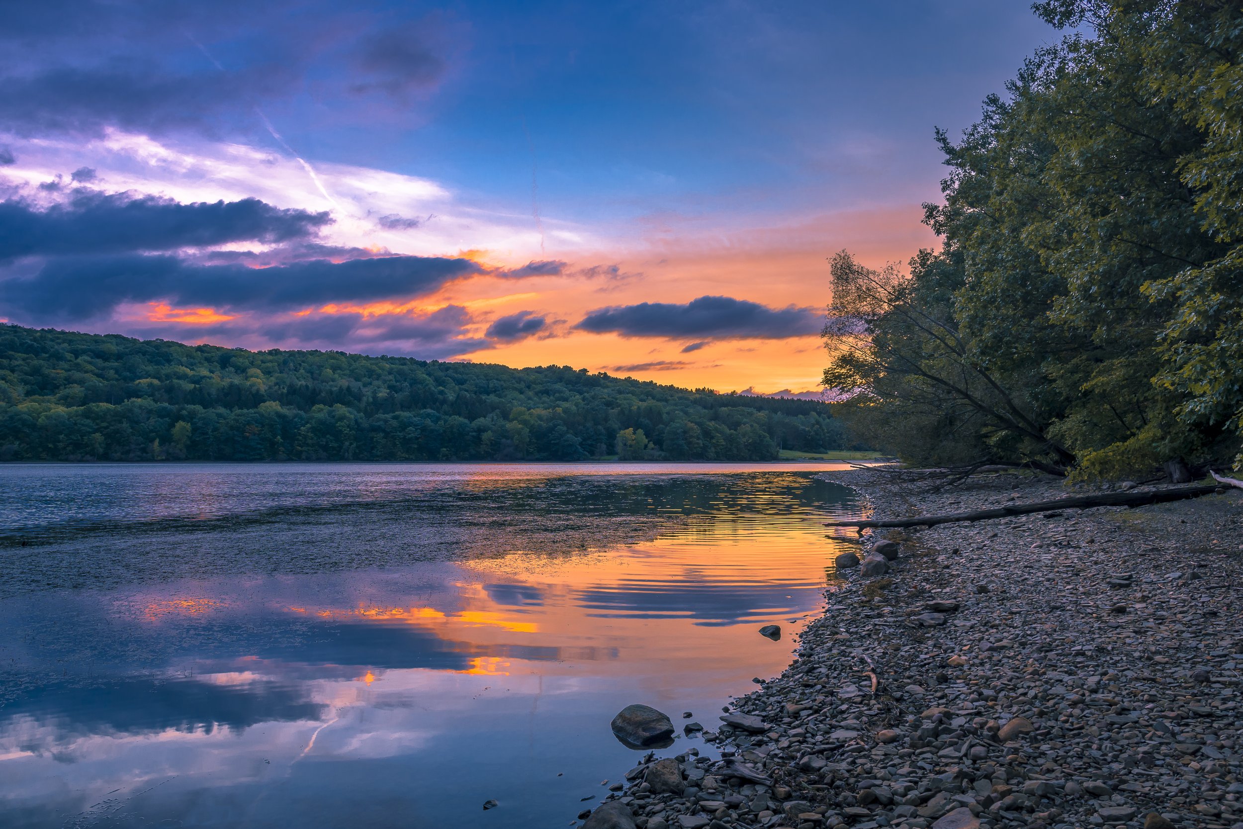 Evening Reflection - Canadice Lake NY