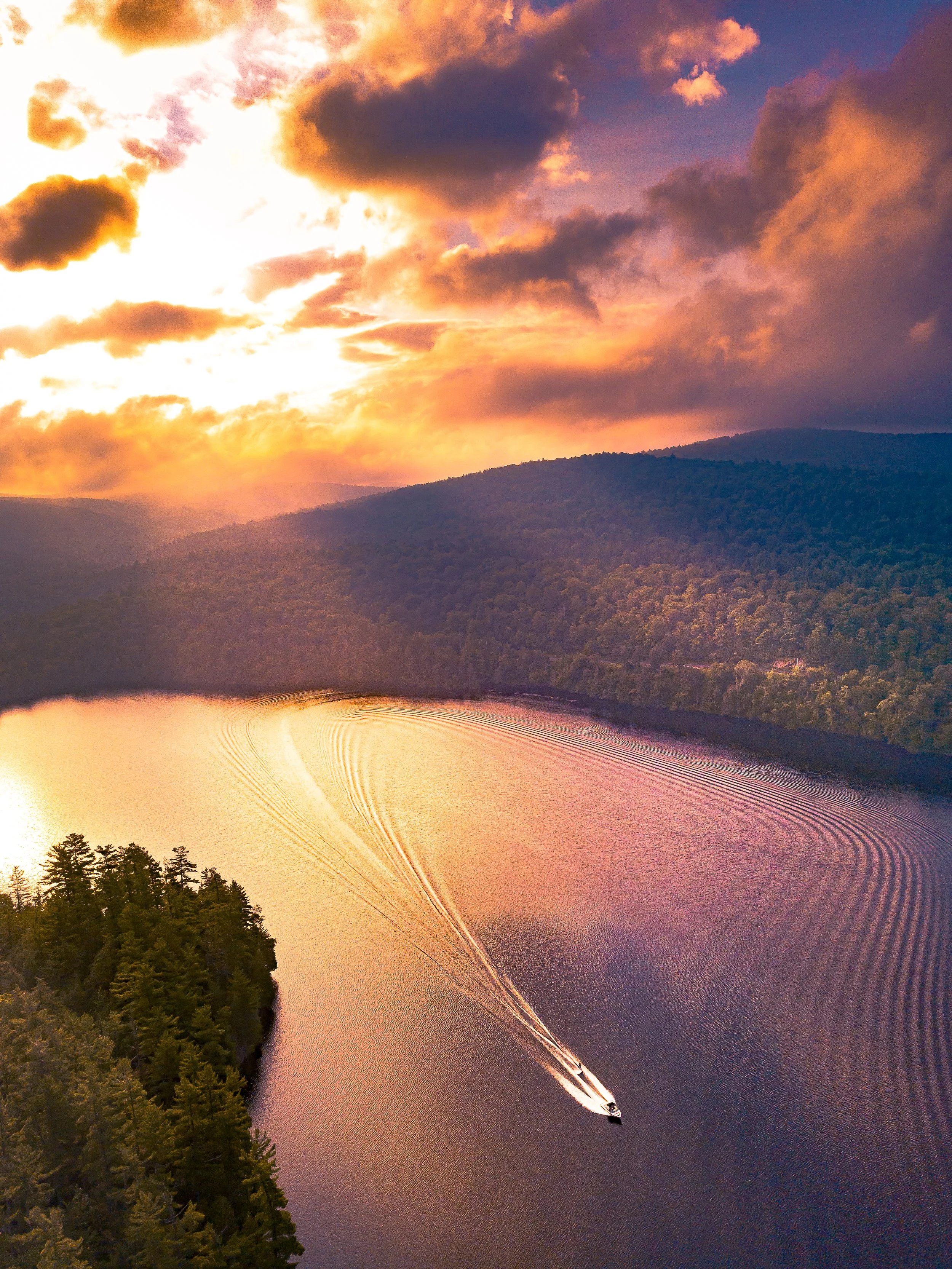 Adirondack Waterski Sunrise