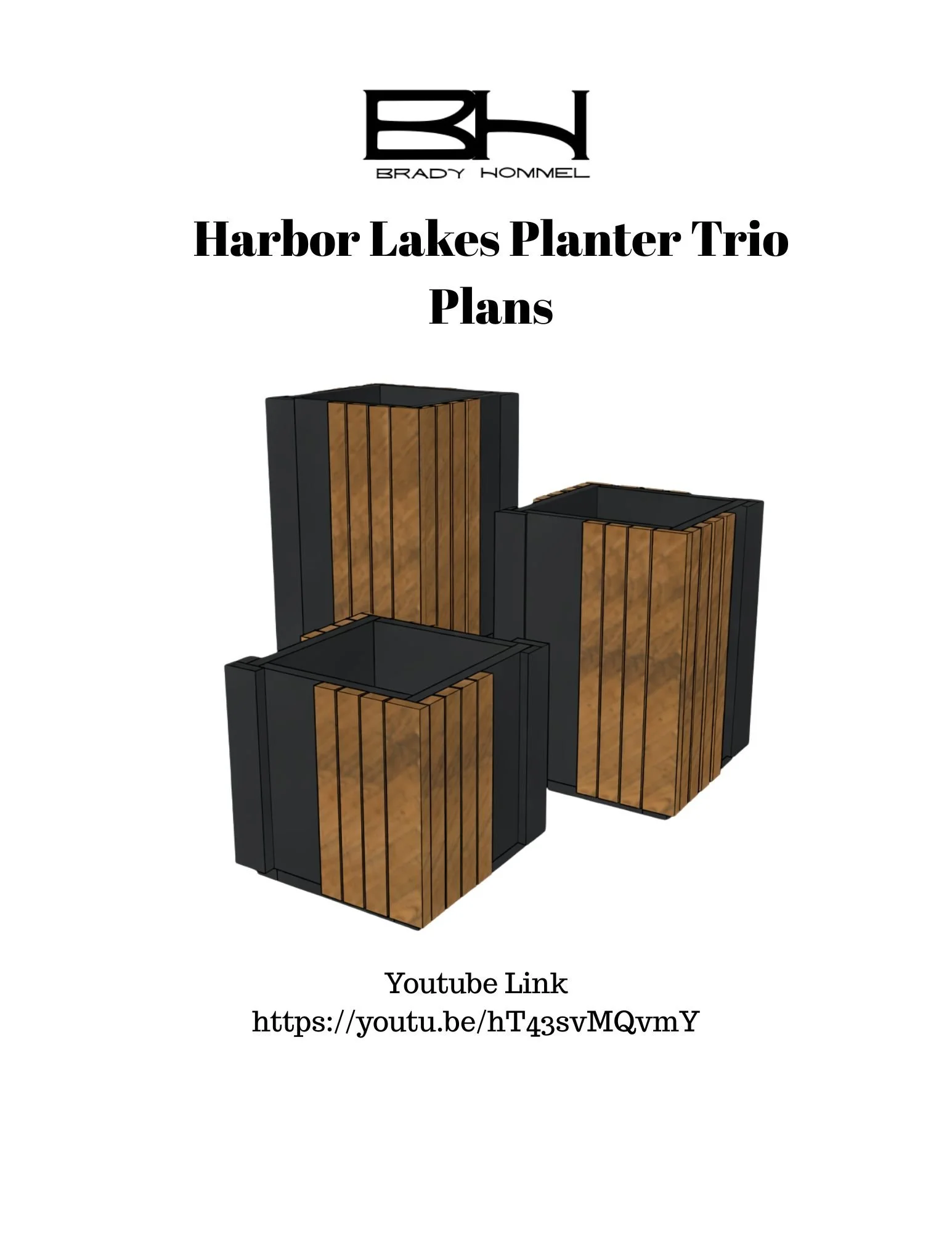 Harbor Lakes Planter Trio