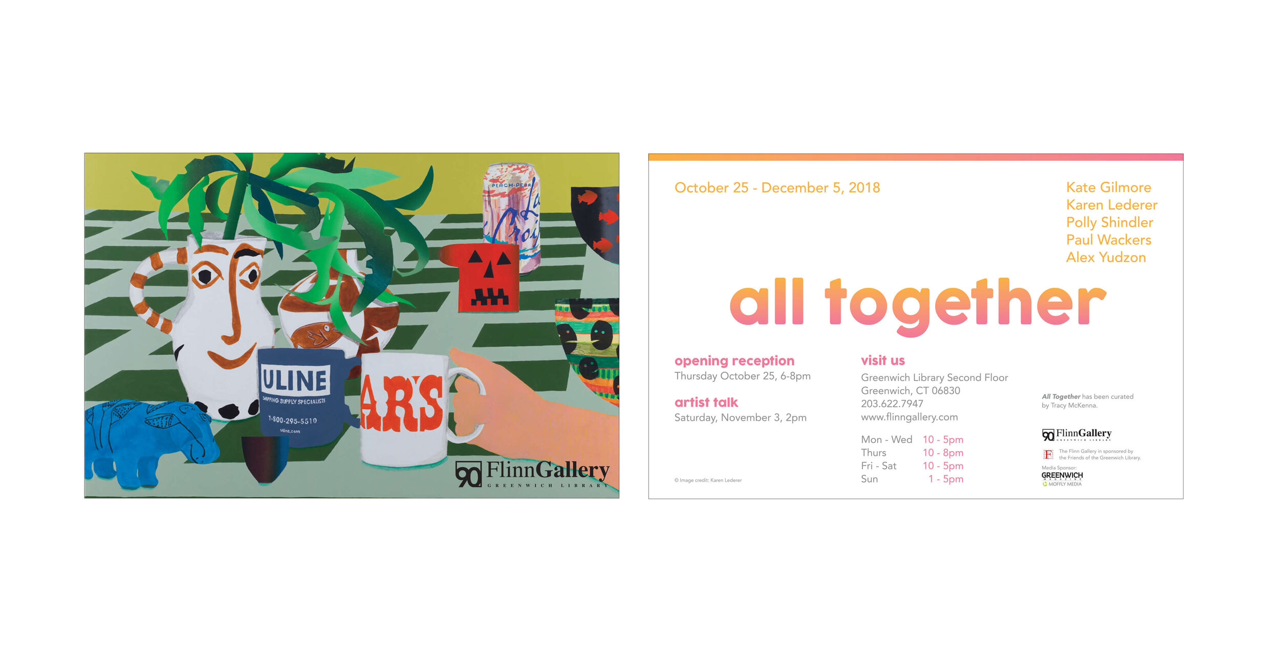  Invitation for All Together 2018 show. 