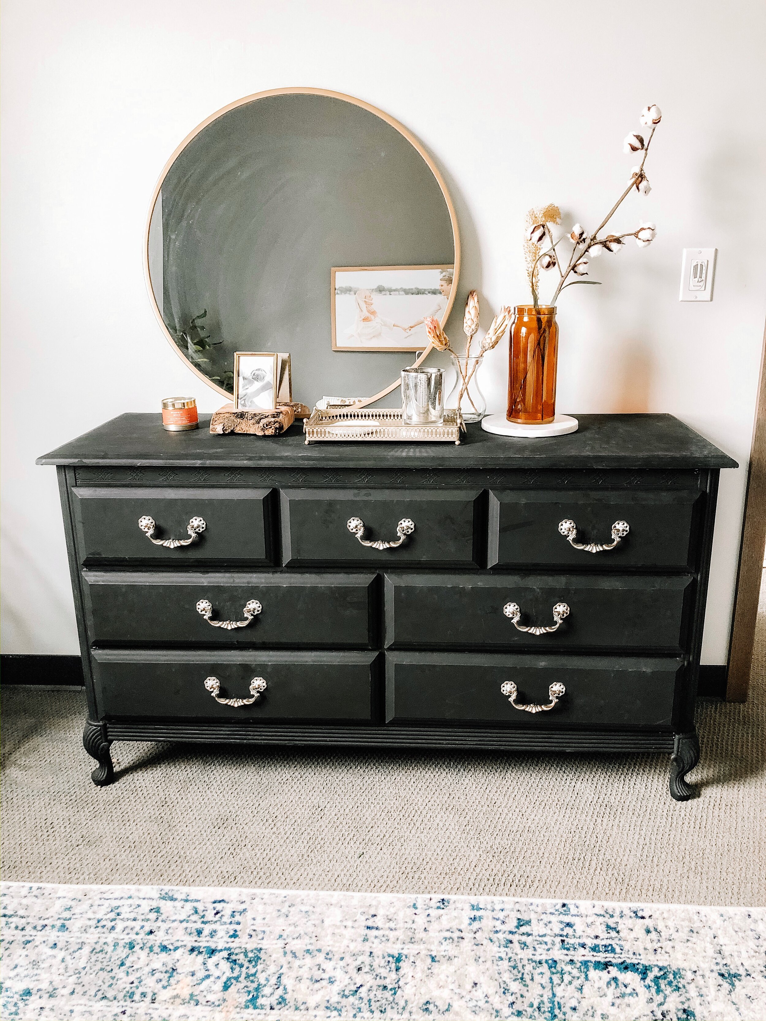How To Style A Dresser Delaney Lane, Dresser Top Decorating Ideas