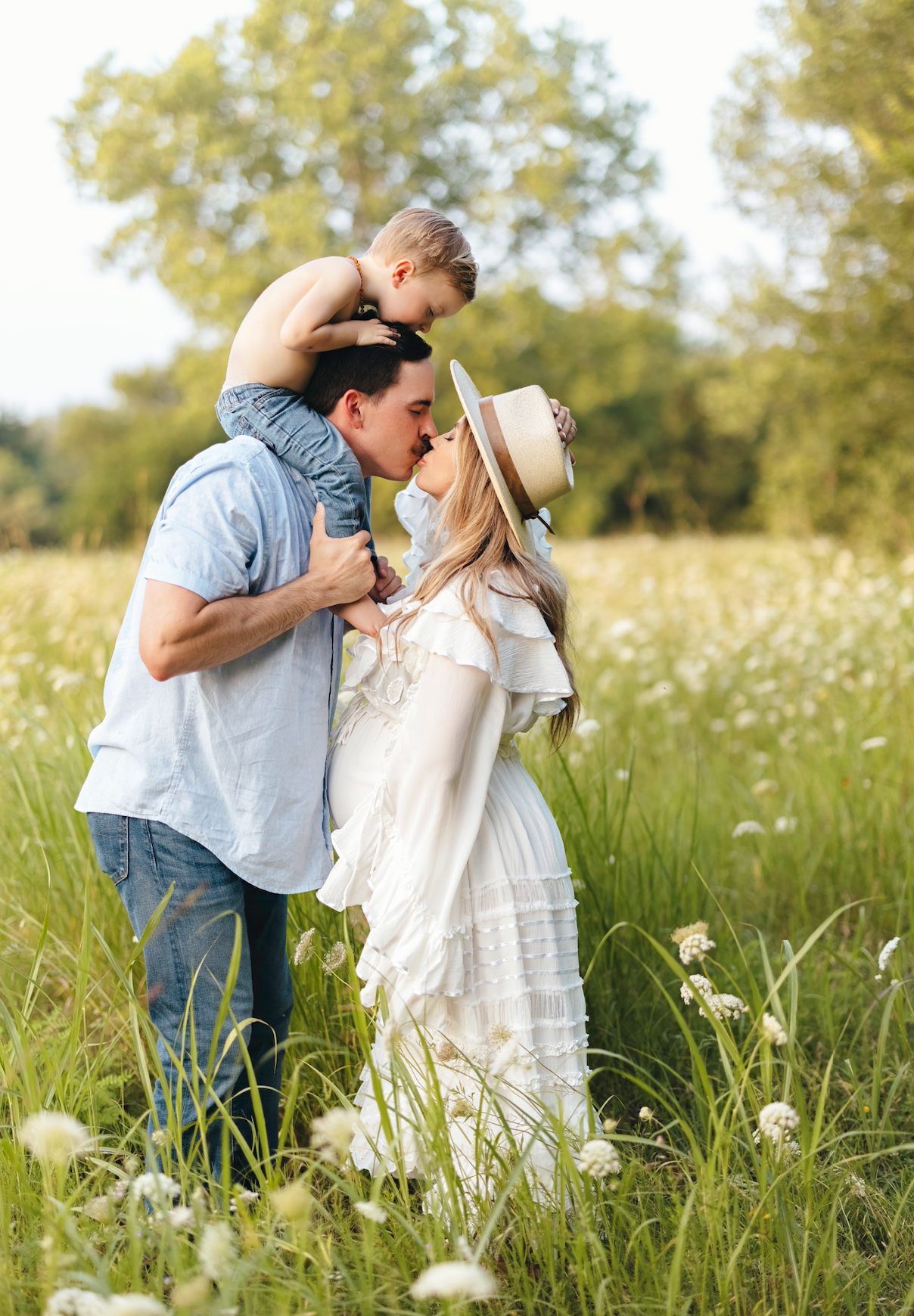 Maternity Amongst The Flowers