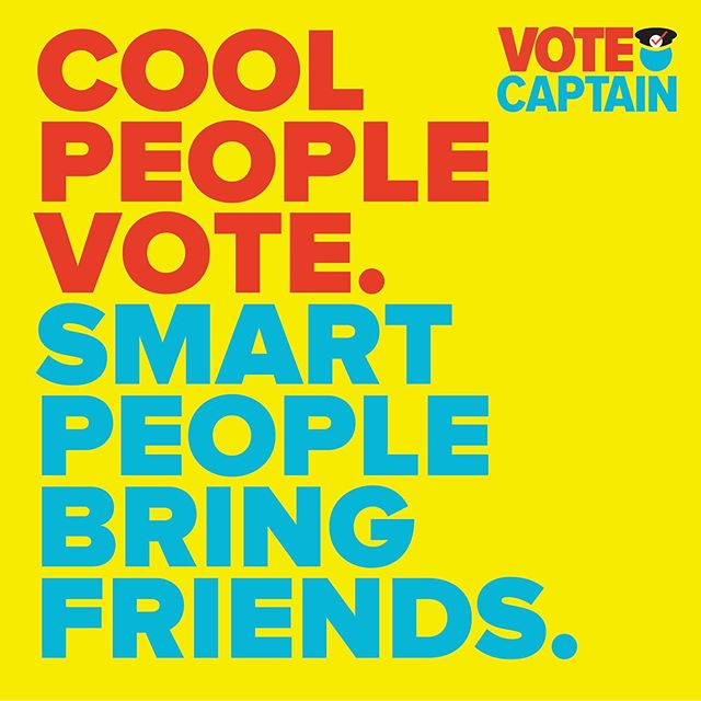 Being cool is great and all, but being smart is better! Your community magnifies it&rsquo;s voice when you help friends and family learn about the races and get to the polls. We&rsquo;ve got local races happening all over the nation so keep a lookout