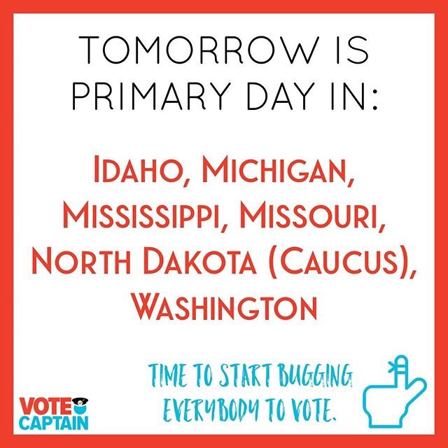 Doesn&rsquo;t matter what the pundits say - the primary is never over until it&rsquo;s over! No matter who you support, your vote counts, and that goes double in states that are voting on important downballot races too (we&rsquo;re looking at you and