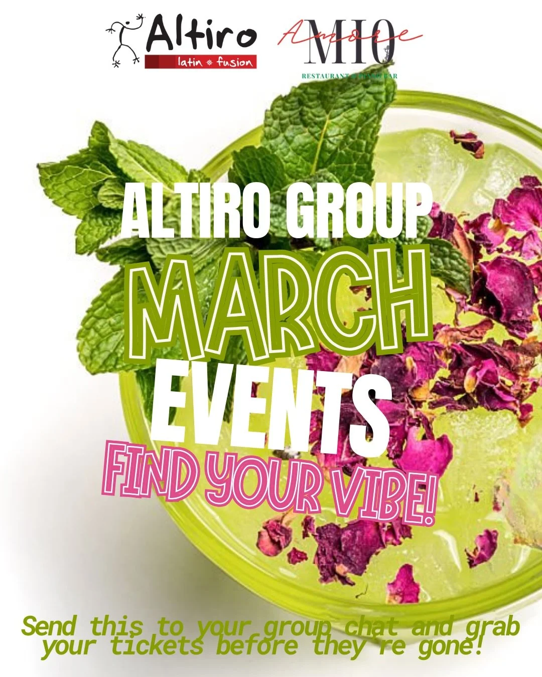 March is PACKED and we&rsquo;re here for it 💥
From ladies&rsquo; nights to brunch sing-alongs, March is basically one big party. Swipe to see what&rsquo;s coming &amp; grab your tickets before they&rsquo;re gone 👉

March 6 &ndash; Mamacitas Ladies&