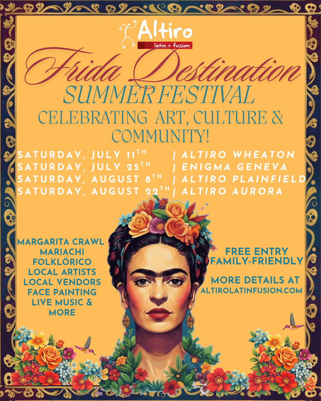 Frida Destination Festival — Altiro Latin Fusion