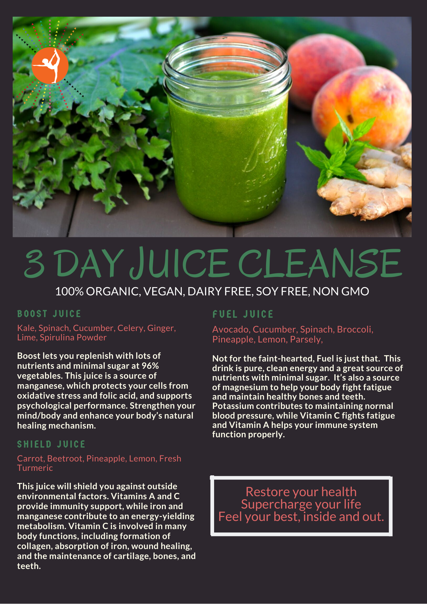 Organic Juice Cleanse Bikram Yoga Nairobi