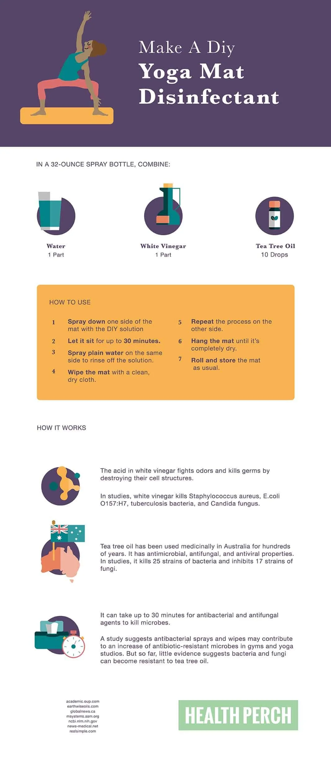 antibacterial yoga mat