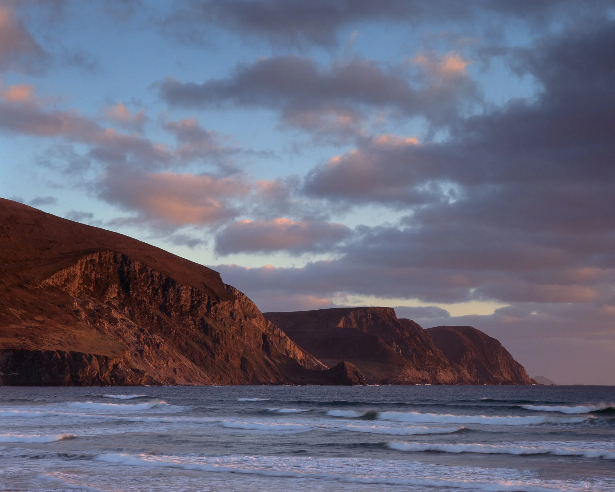 Sonnenuntergang am Strand von Keel