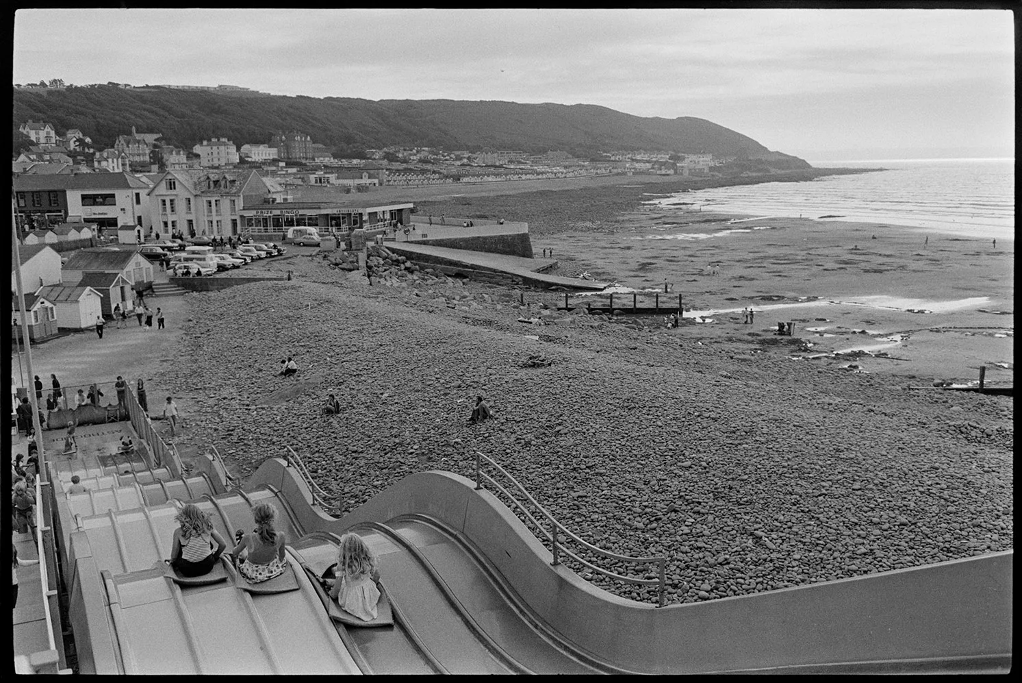 Giant Slide (Astroglide) at seaside, Westward Ho! Aug 1975